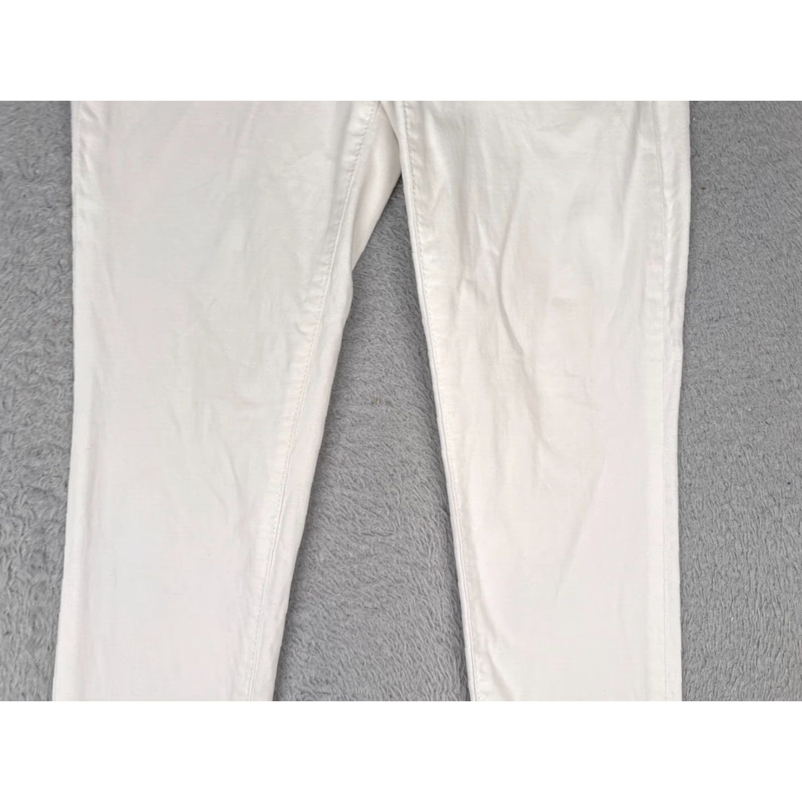 Vintage SO Jeans Juniors White Denim Jegging Low Rise 26x29 5 Pocket Cotton Blend Stretch Women Jeans 90s American Designer Vintage No Size 27" / US 4 / IT 40 - 3 Thumbnail