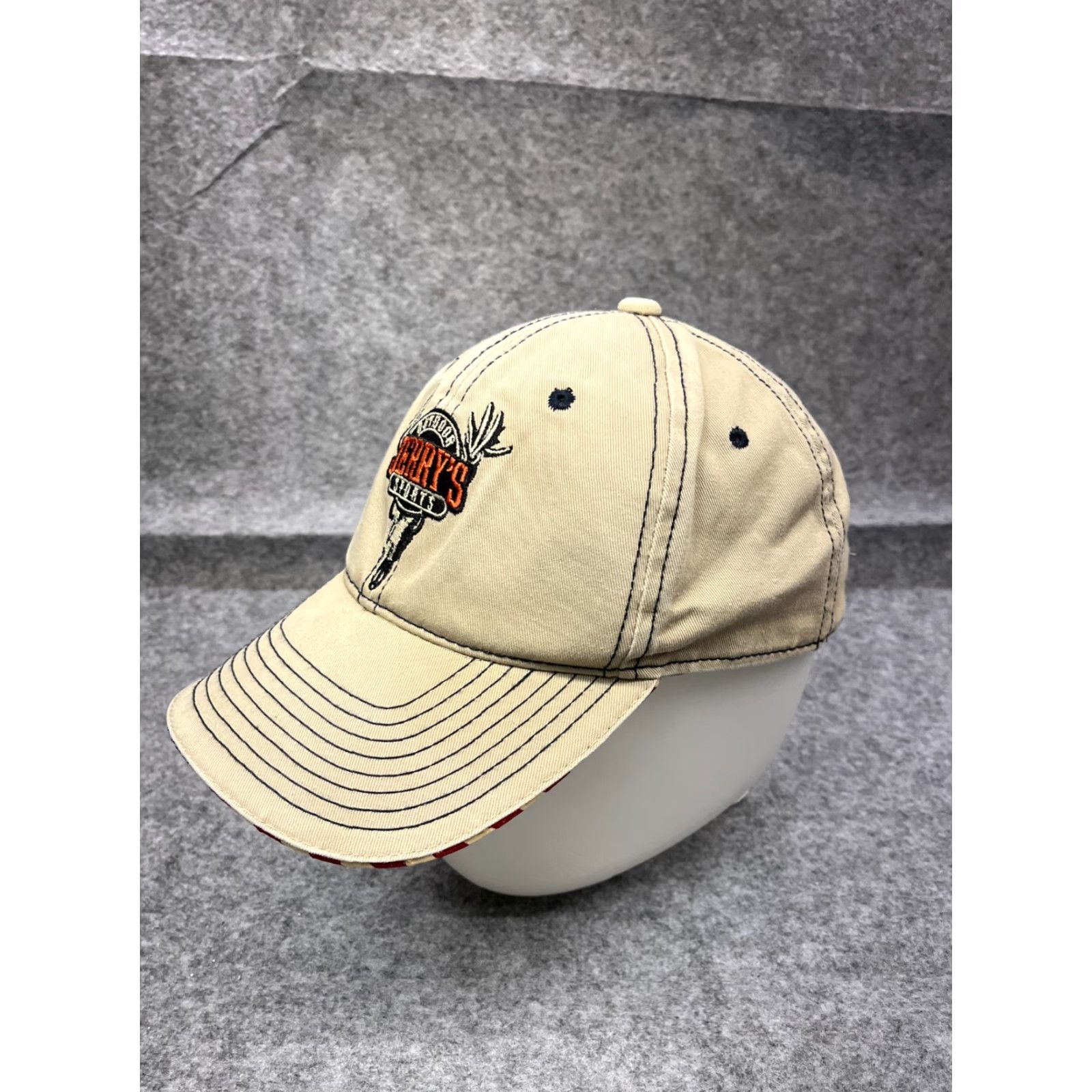 Vintage Outdoor Cap Hat Adult One Size Ivory Cotton Firearms Size ONE SIZE - 4 Thumbnail