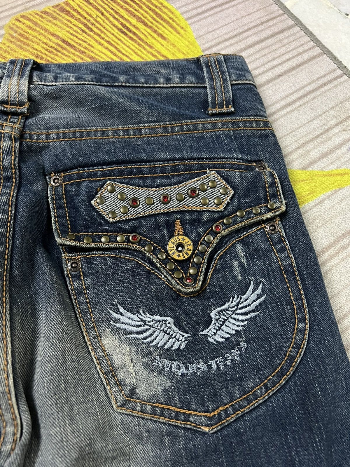 If Six Was Nine × Japanese Brand × Le Grande Bleu (L.G.B.) 💥FLARE 💥JEANS NYLAUS WASHED BOOTCUT 90’s STYLE Size US 29 - 10 Thumbnail