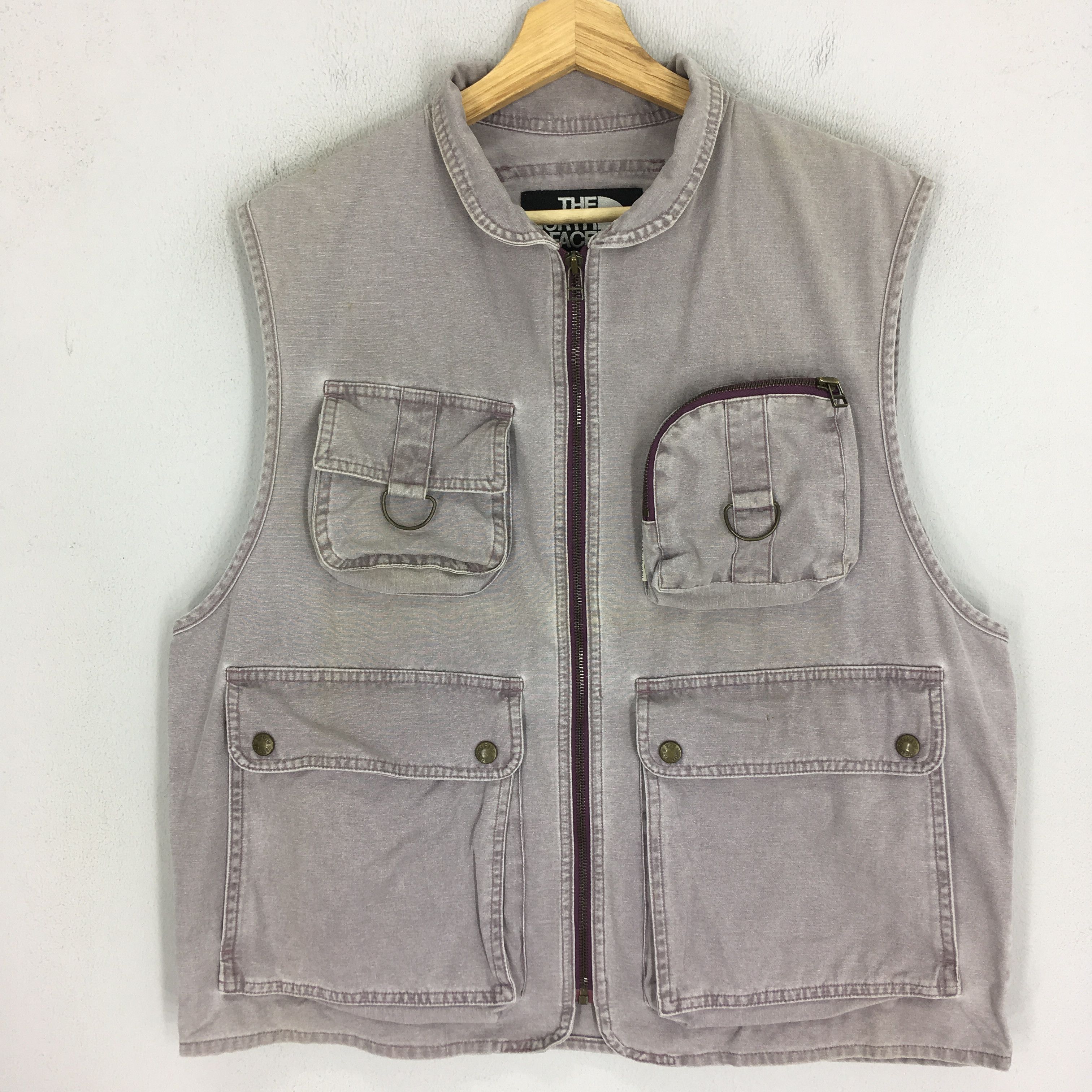 The North Face Vintage The North Face Cargo Vest Coat Hunting Jacket Size US L / EU 52-54 / 3 - 3 Thumbnail