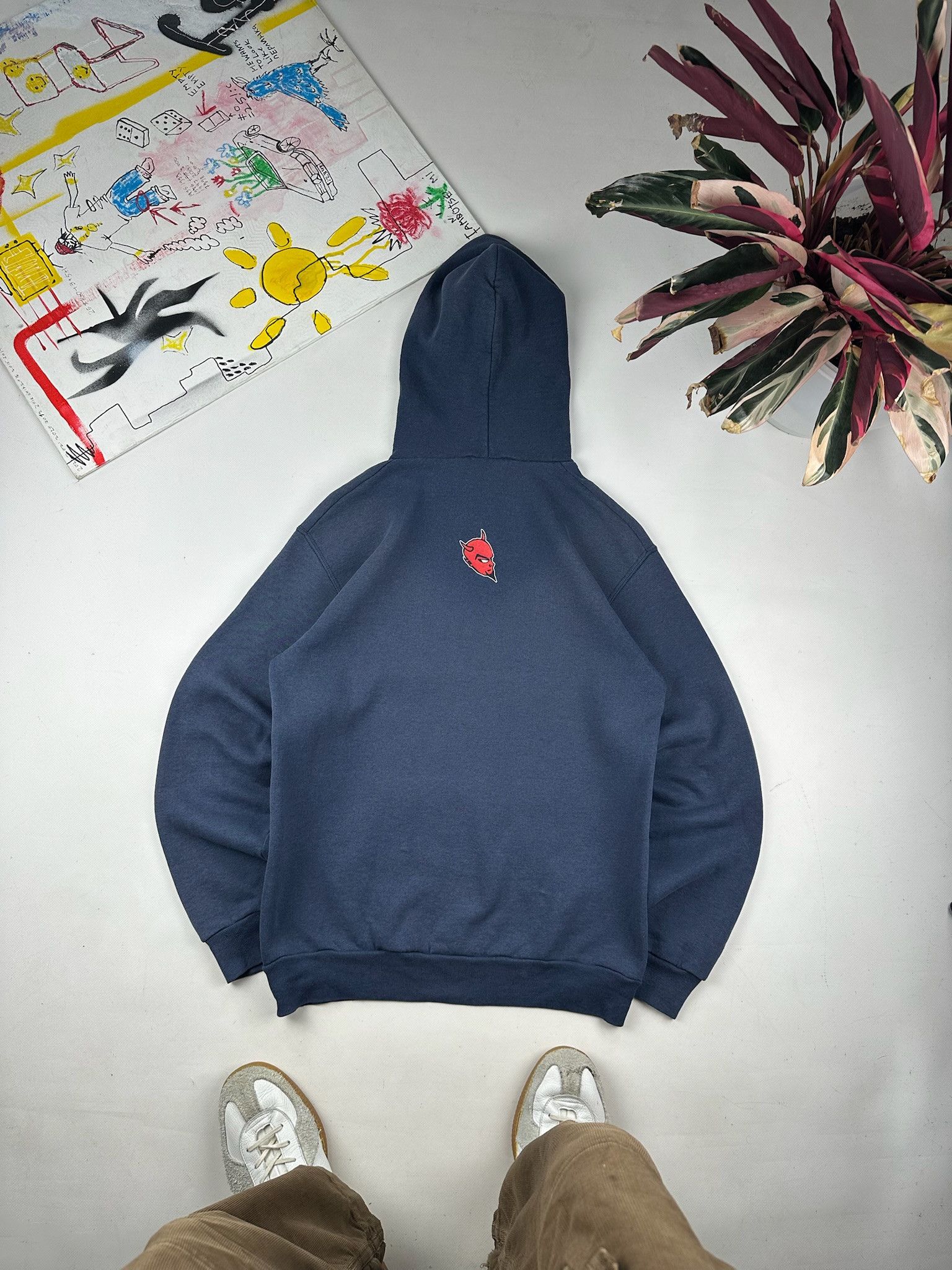 Vintage vintage Satanic Surfers hoodie Size US S / EU 44-46 / 1 - 9 Thumbnail