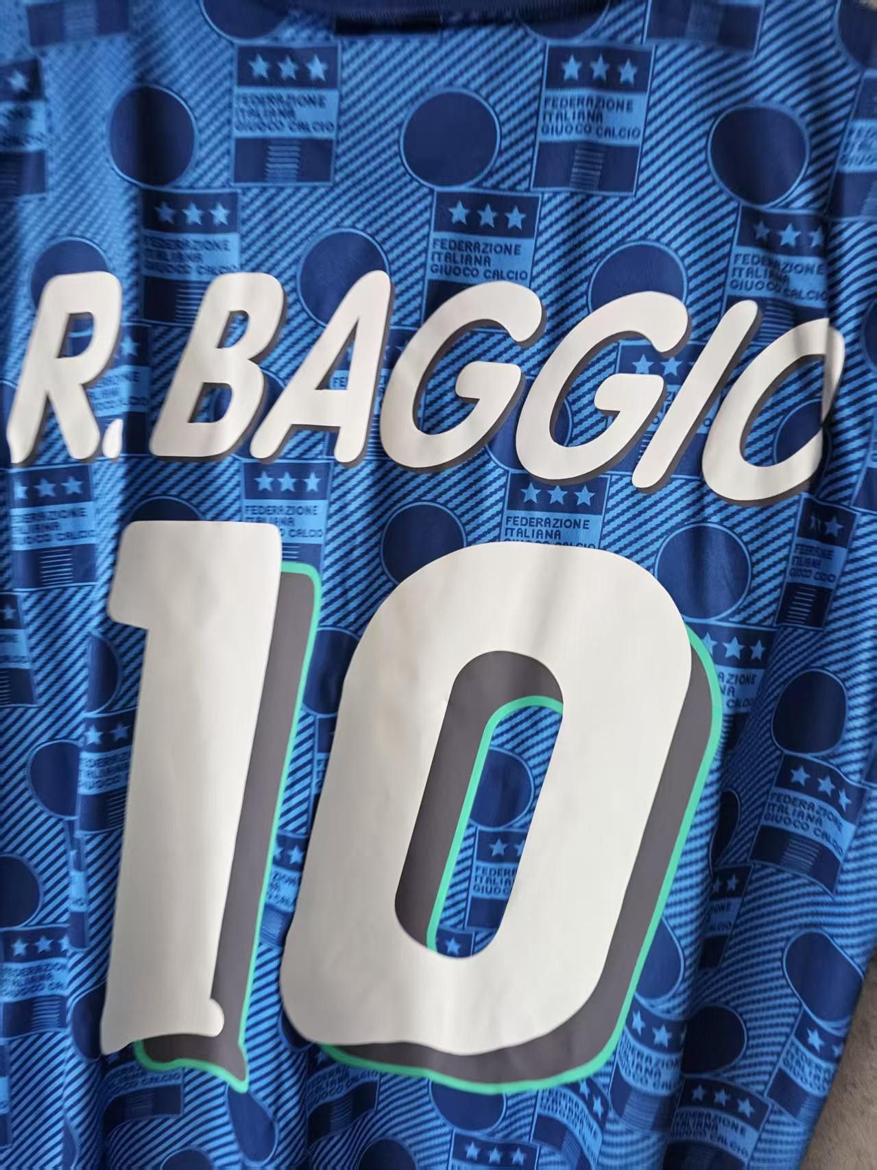 Other 1994 Italy 10 Roberto Baggio Jersey Home Size US XL / EU 56 / 4 - 6 Thumbnail