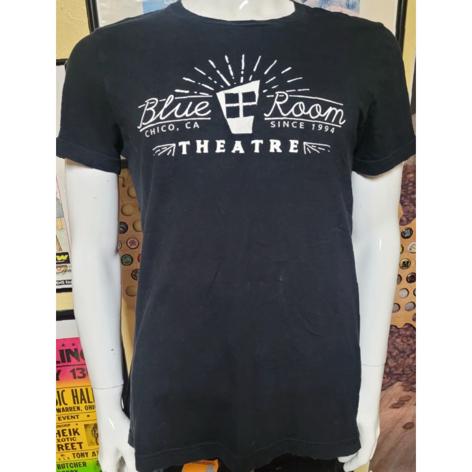 Vintage Blue Room Theatre T Shirt M Black Canvas Graphic Tee Men Beer Size US M / EU 48-50 / 2 - 2 Thumbnail