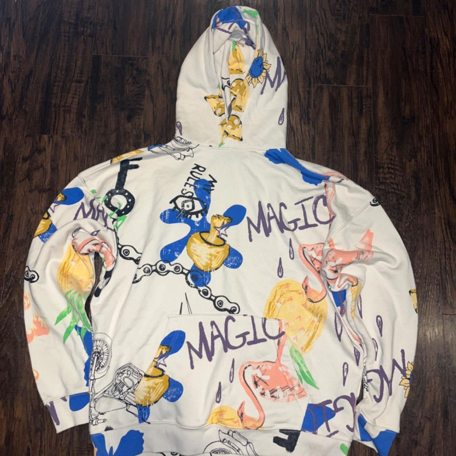 No Fear Cartoon no boundaries all over print hoodie Size US M / EU 48-50 / 2 - 1 Thumbnail