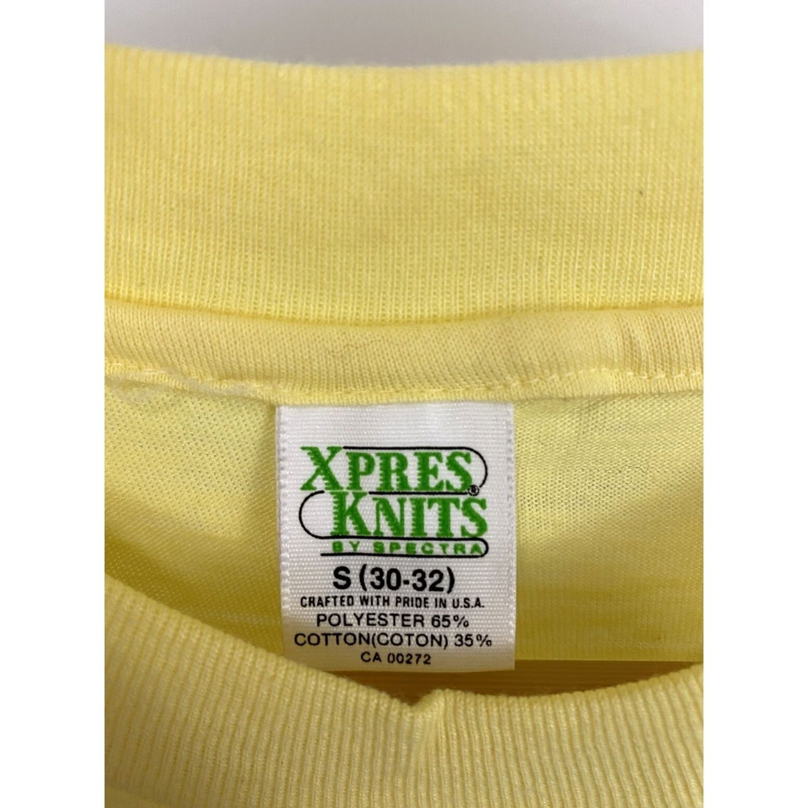 Vintage VINTAGE 80s Xpres Knits Old Hickory Council Cub Day Camp Salem Adventure Thin T-Shirt Size S Yellow Mens Size US S / EU 44-46 / 1 - 3 Thumbnail