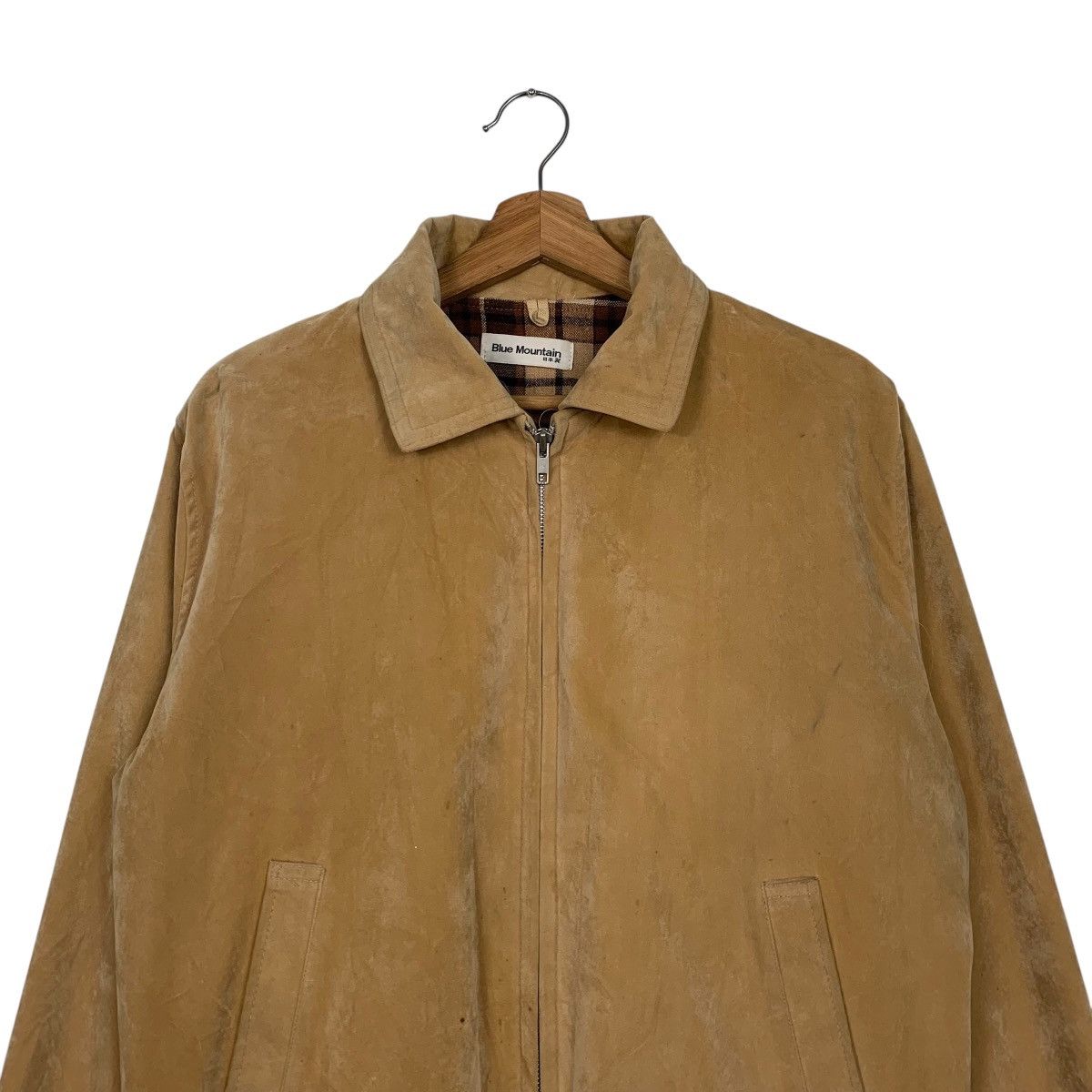 Japanese Brand Japanese Brand Blue Mountain Bomber Jacket Size US M / EU 48-50 / 2 - 2 Thumbnail
