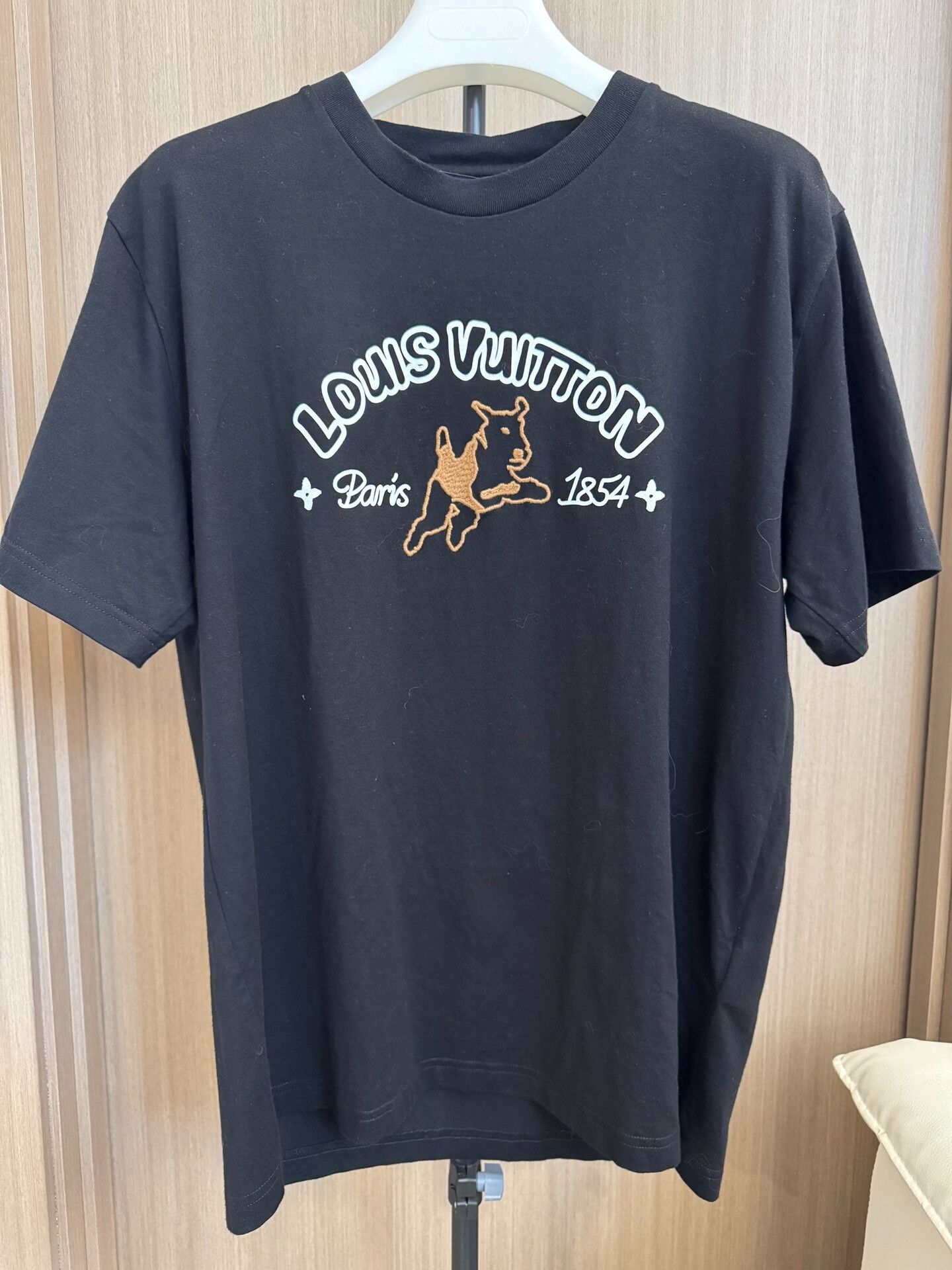 Louis Vuitton Louis Vuitton Black Short Sleeve T-Shirt Size US L / EU 52-54 / 3 - 1 Thumbnail