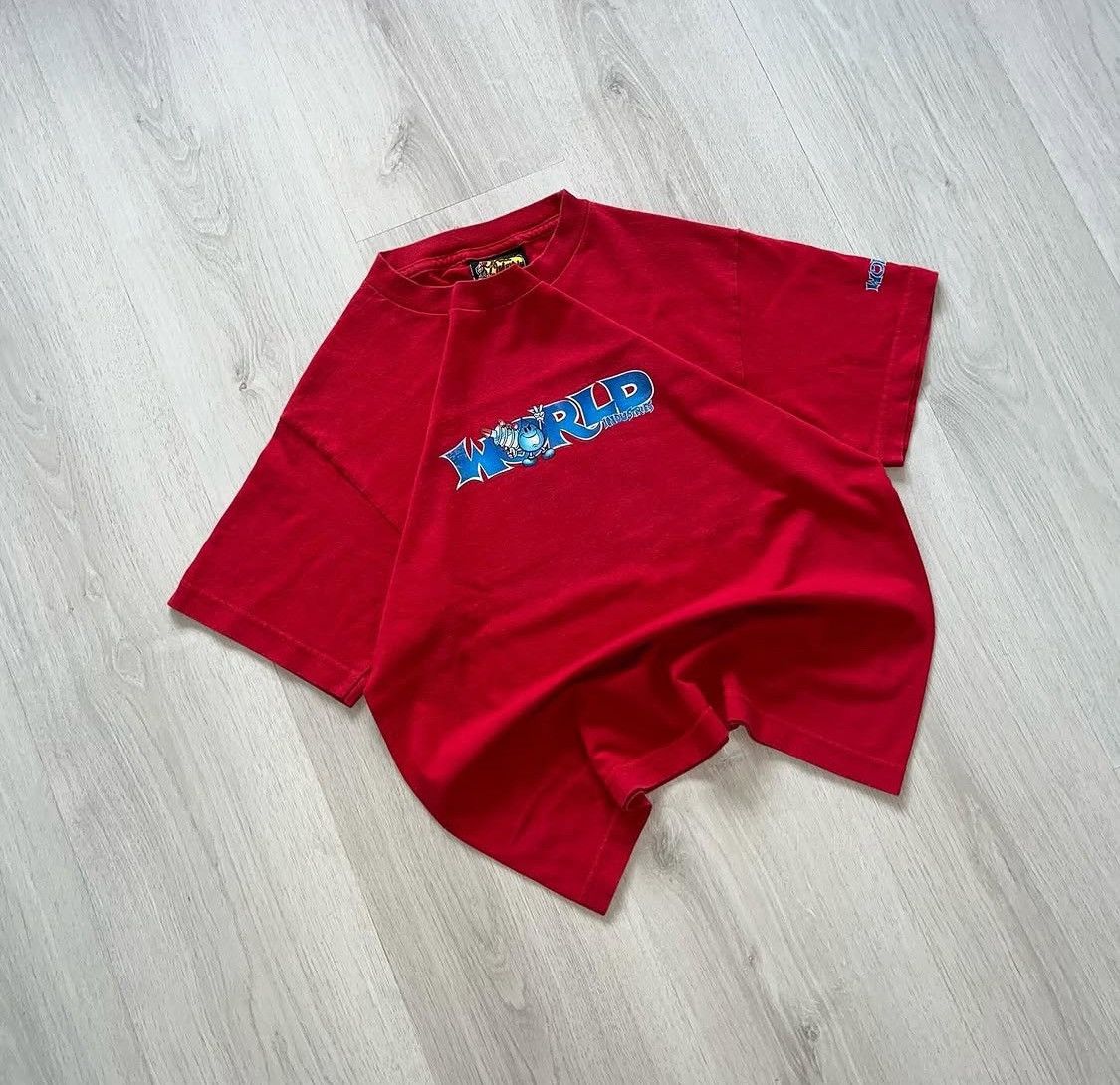 World Industries VINTAGE T SHIRT WORLD INDUSTRIES RED Size US S / EU 44-46 / 1 - 3 Thumbnail