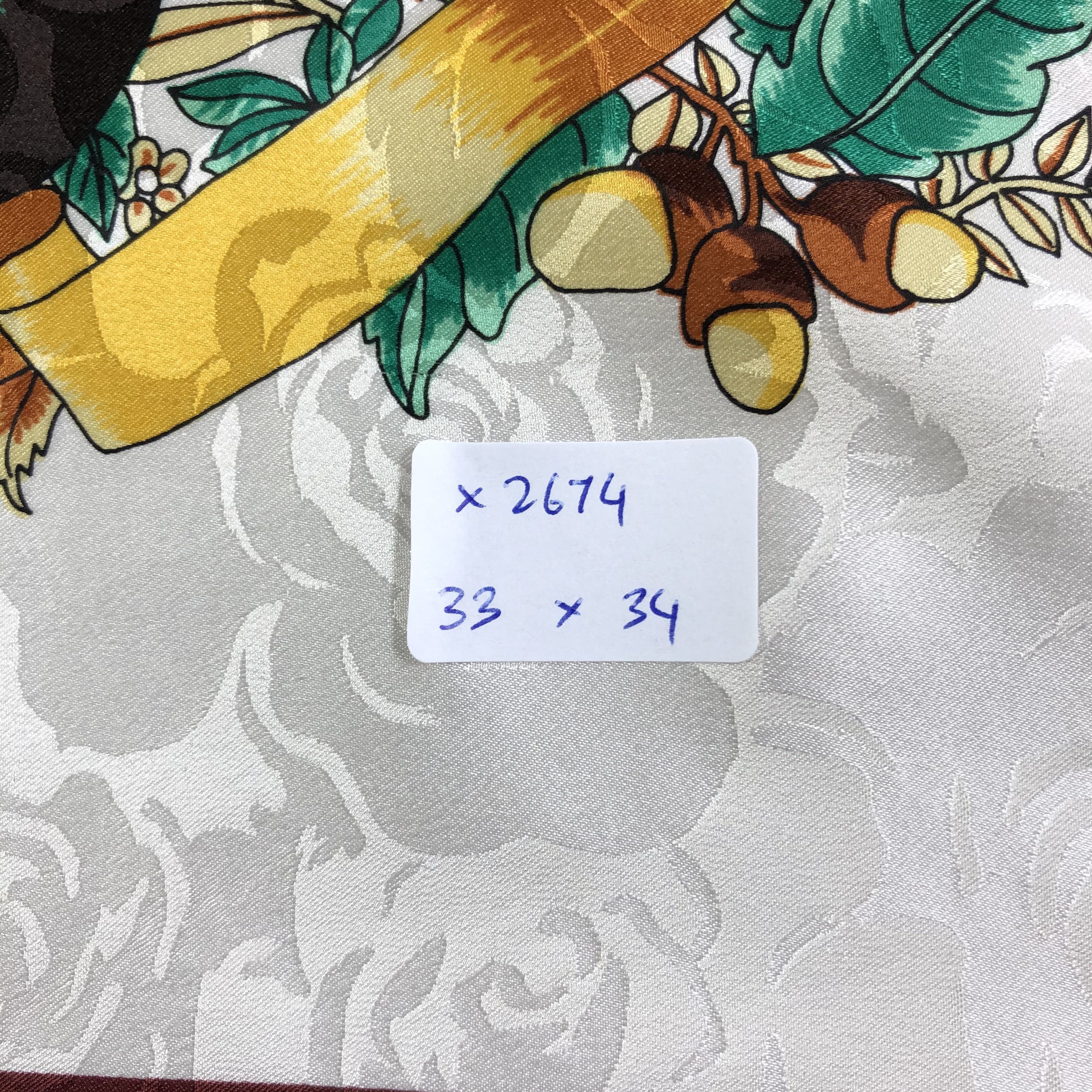 Vintage Vintage Silk Scarf Size ONE SIZE - 12 Thumbnail