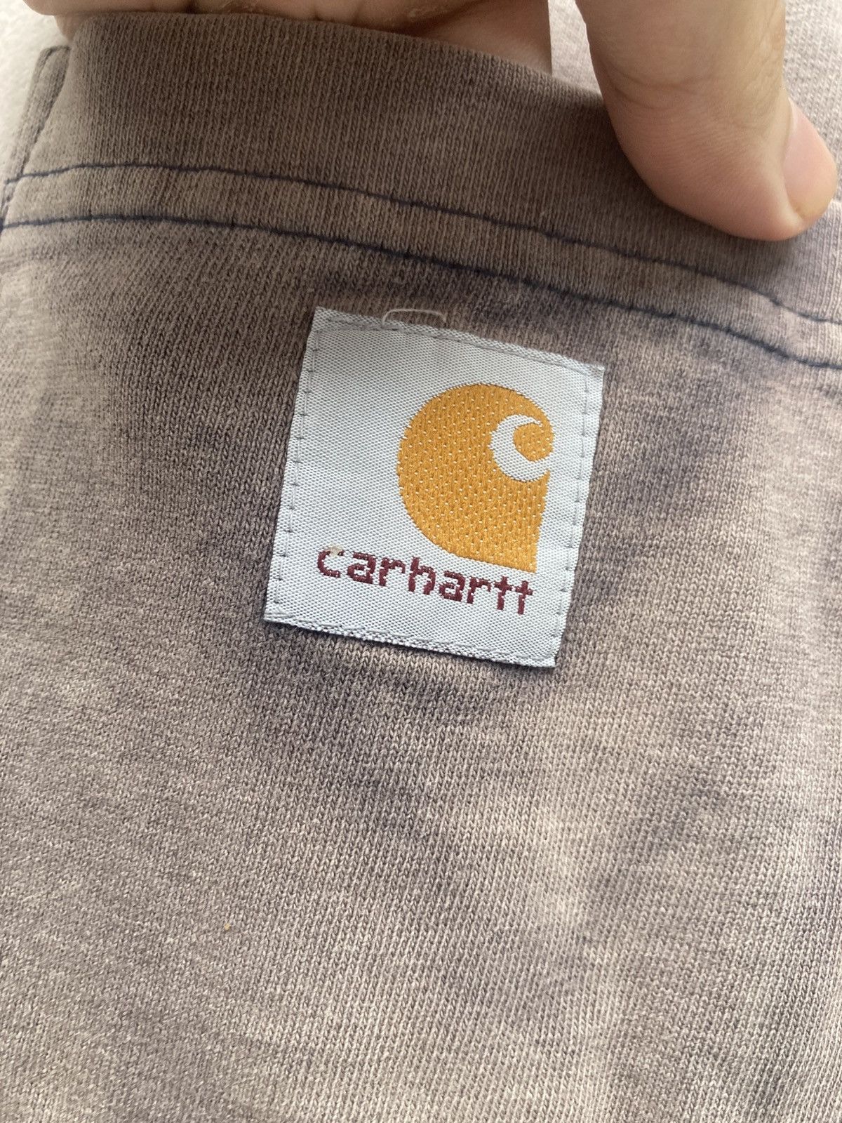 Carhartt × Vintage Vintage sunfaded Carhartt pocket tshirt boxy Size US XL / EU 56 / 4 - 6 Thumbnail