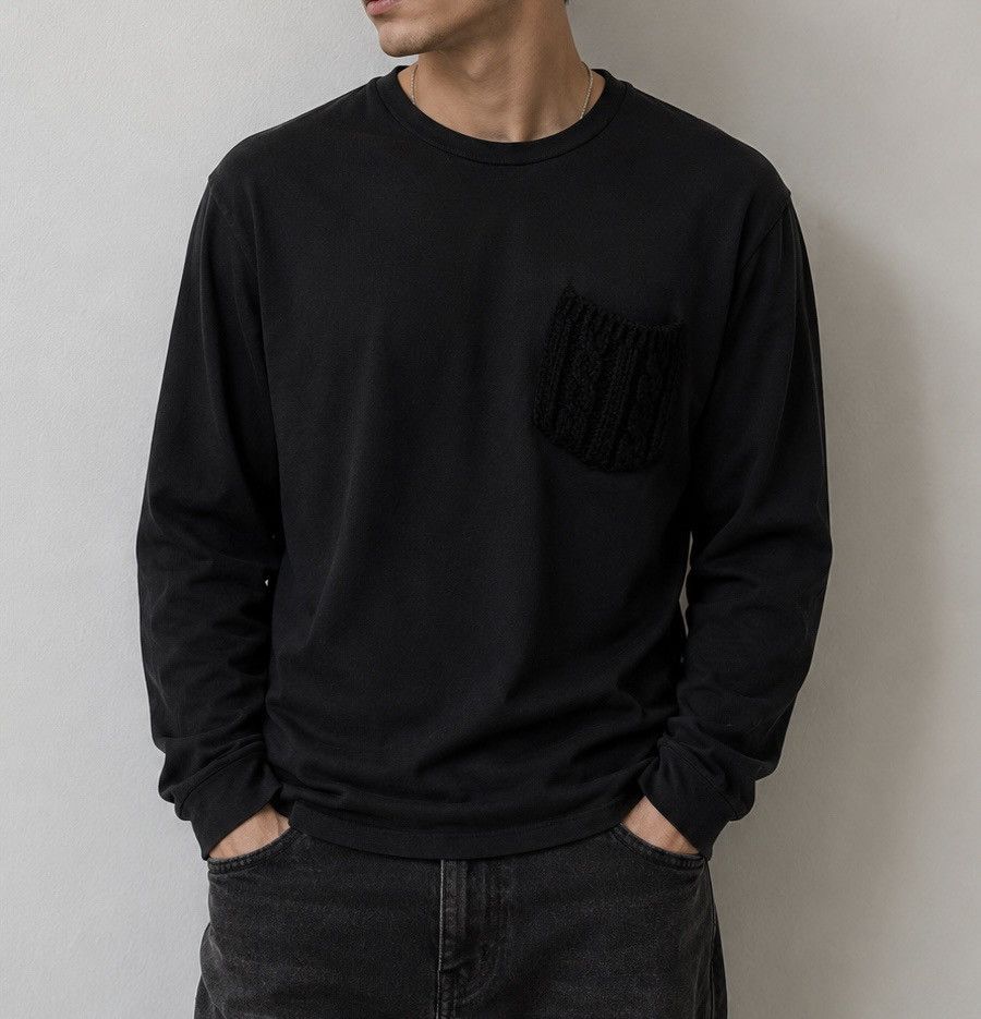 Visvim VINTAGE VISVIM WOOL POCKET LONG SLEEVE TEES Size US M / EU 48-50 / 2 - 17 Thumbnail