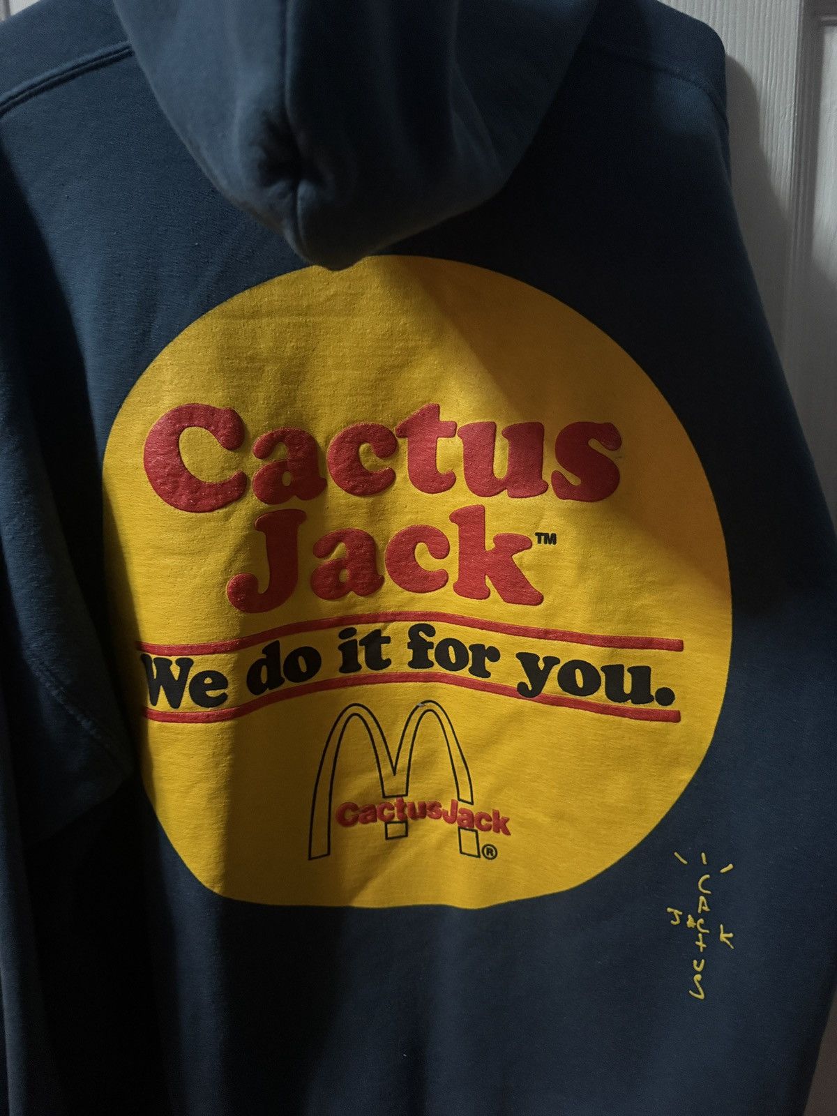 Travis Scott Travis Scott Mcdonalds Hoodie Mens Large Fall Drop 2020 Blue Size US XL / EU 56 / 4 - 2 Thumbnail