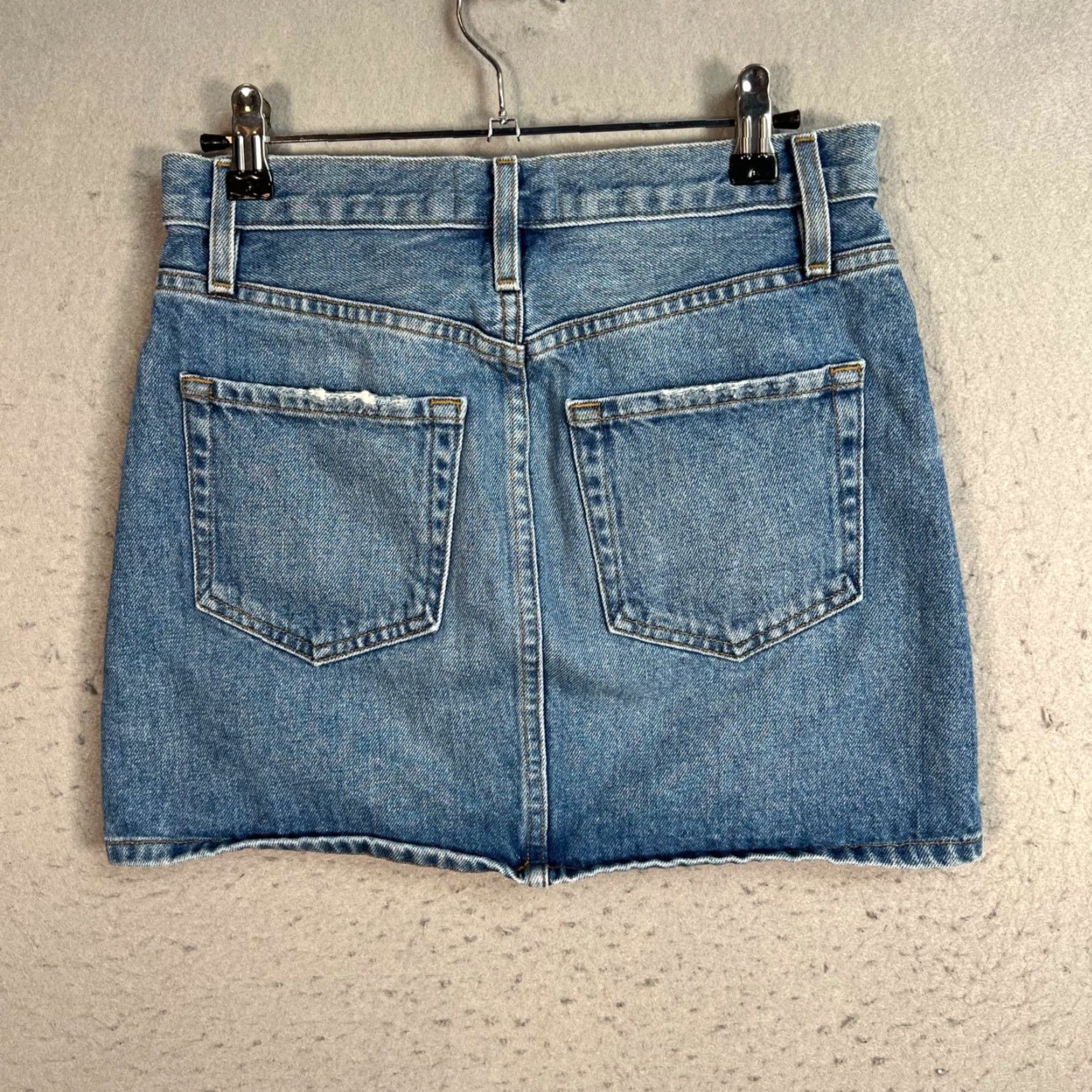 Frame FRAME Denim Mini Skirt Women 25 Blue 100% Cotton Pockets Vintage No 90s Theme N/A Mens Womens/ Girls? Size 42" / US 20 - 2 Thumbnail