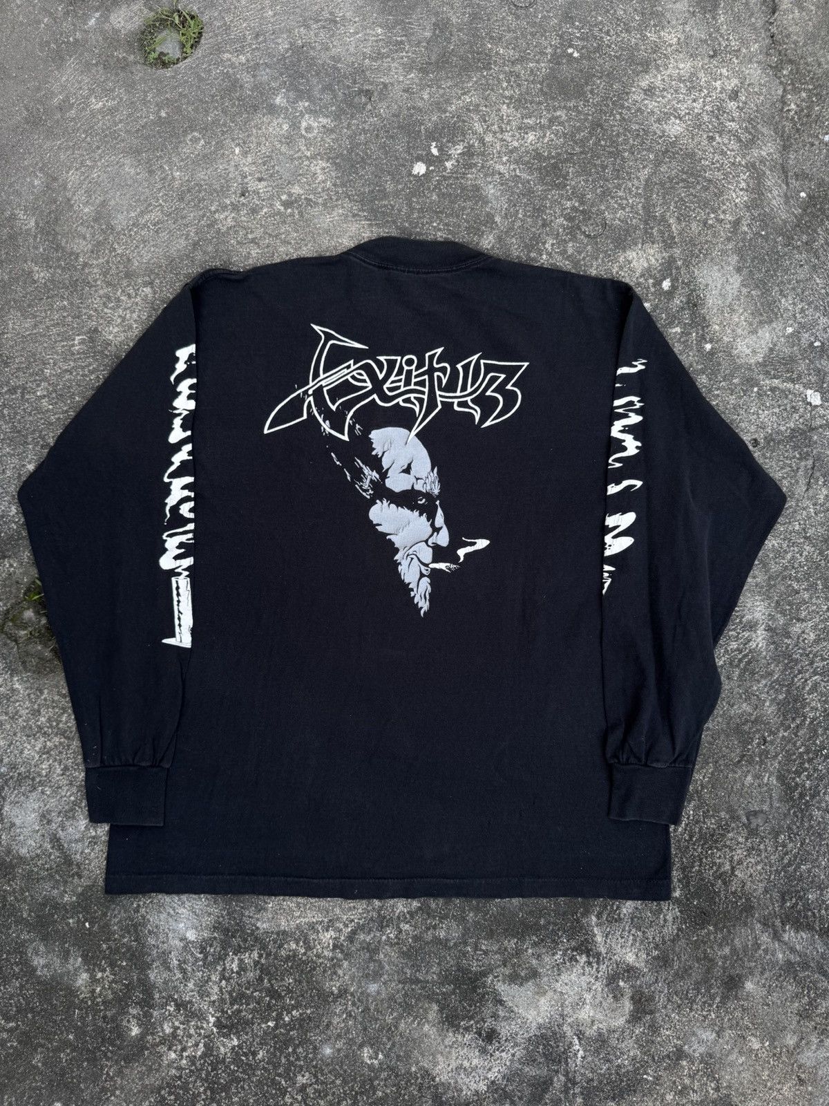 Band Tees × Vintage Vintage Exit13 Just a few more hits longsleeve Size US XL / EU 56 / 4 - 2 Thumbnail