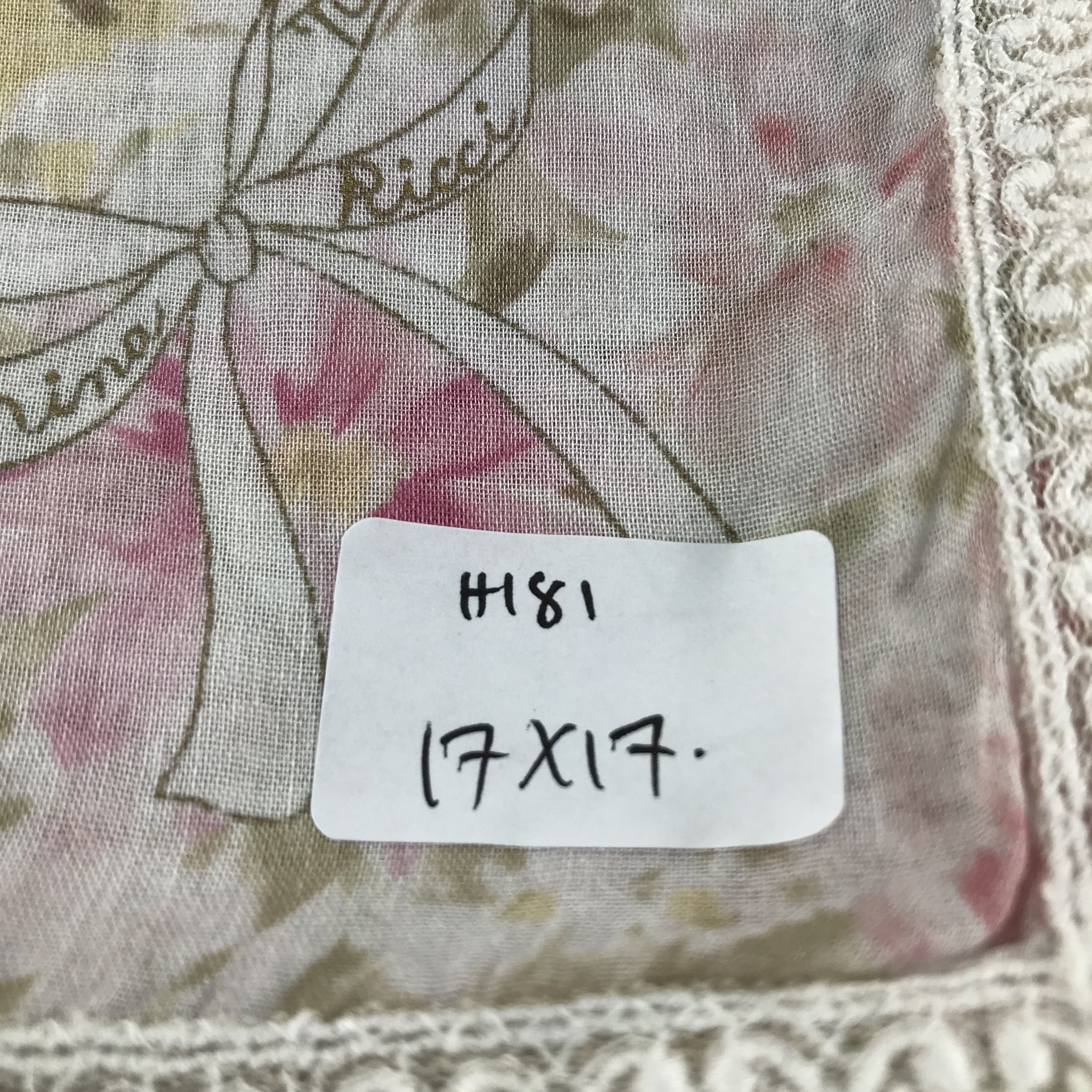 Nina Ricci Nina Ricci Floral Handkerchief Neckerchief Bandana H181 Size ONE SIZE - 13 Thumbnail
