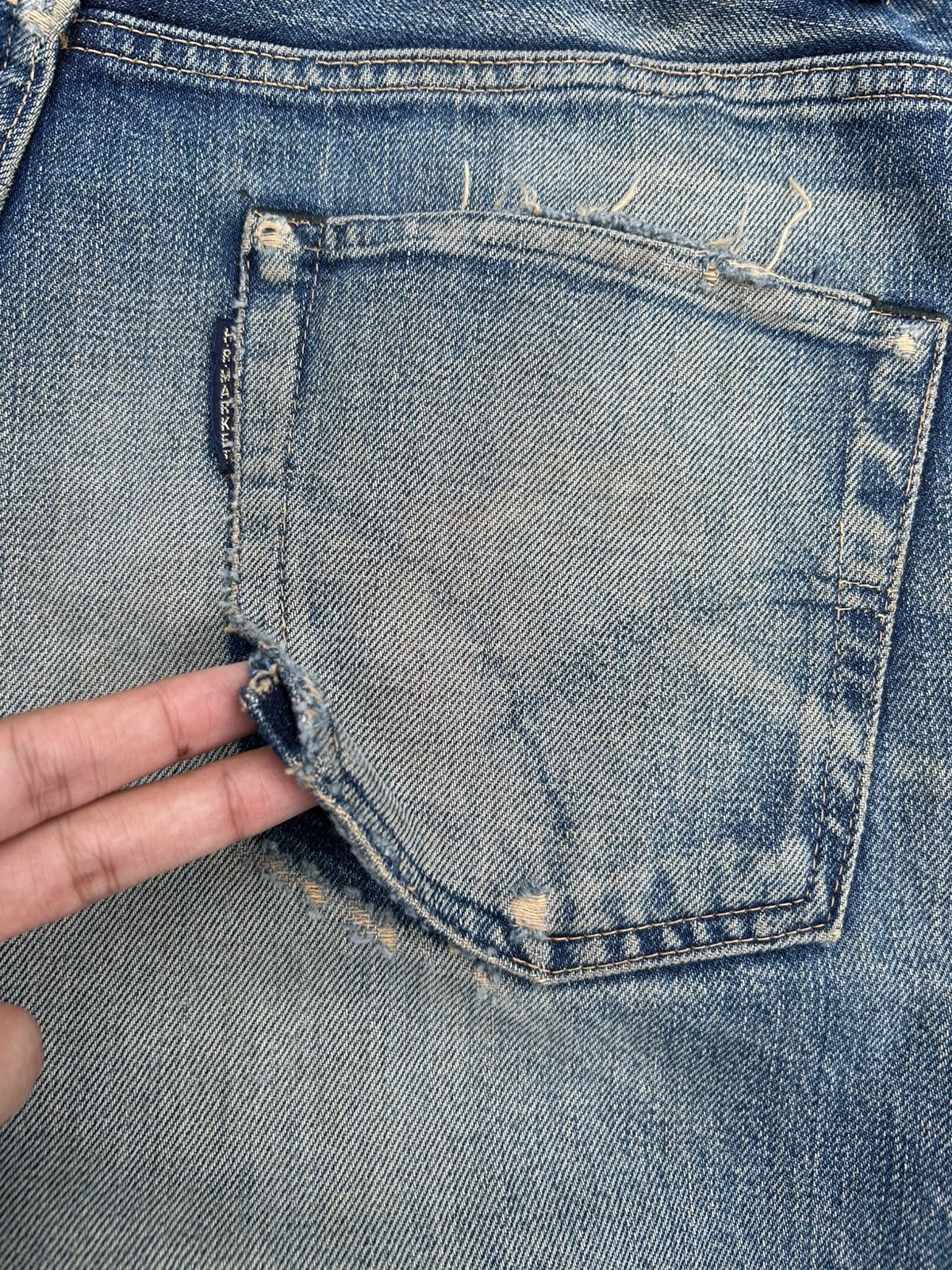 Kapital Vintage HR.Market Selvedge Distressed Denim Jeans Size US 32 / EU 48 - 11 Thumbnail