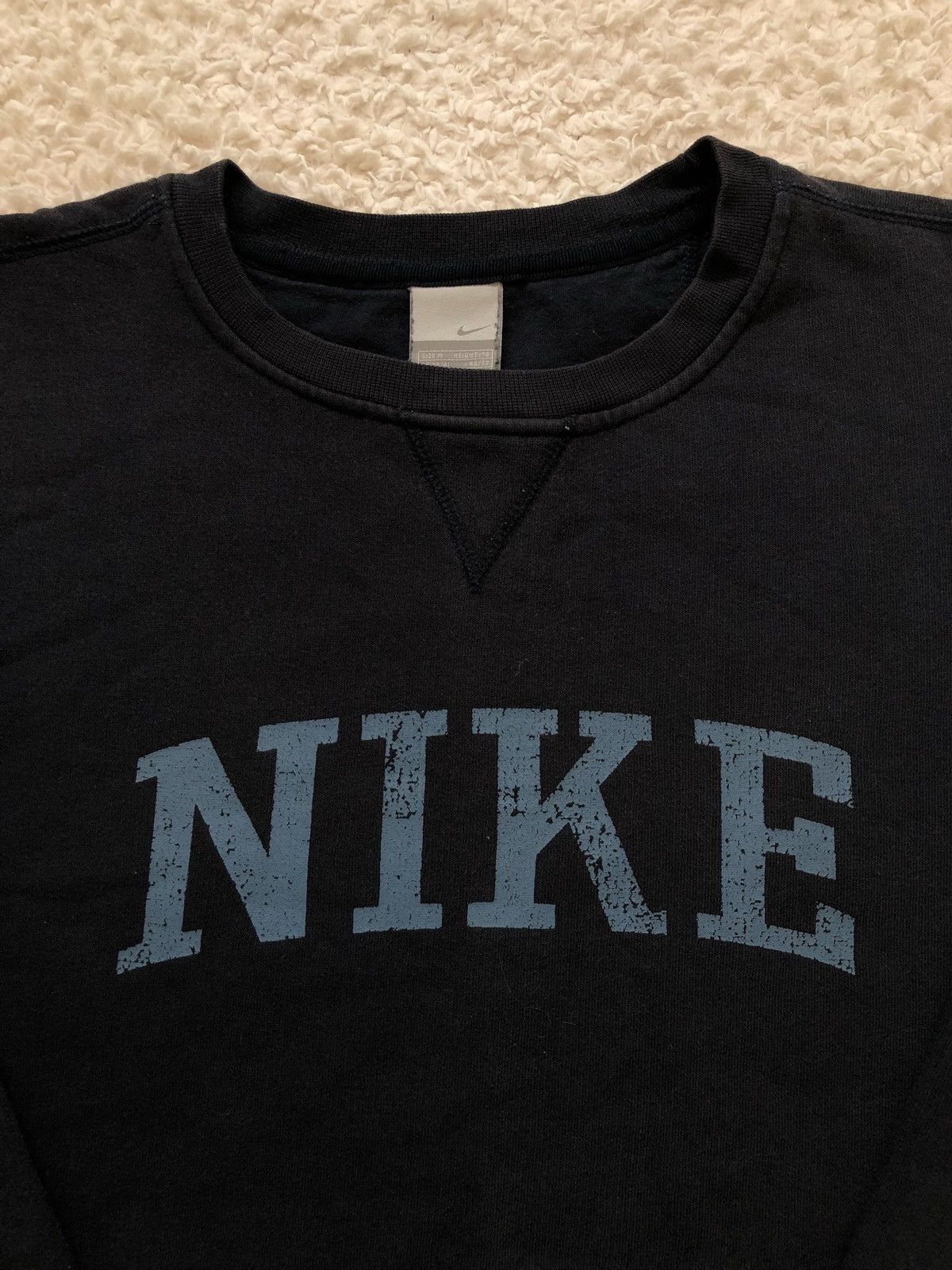 Nike × Vintage Sweatshirt Nike Spellout Big Logo Vintage 00’s Y2K Size US M / EU 48-50 / 2 - 2 Thumbnail