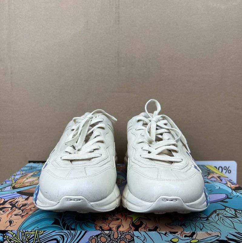 Gucci Gucci Rhyton Wave Printed Low-Top Sneakers - Size US 8.5 / EU 41-42 - 2 Thumbnail