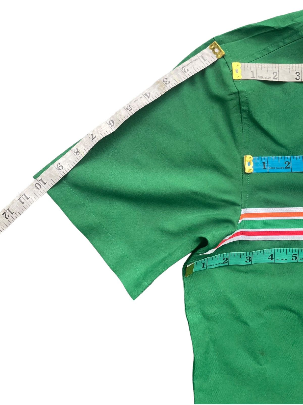 Japanese Brand 7 Eleven Short Sleave Work Shirt Size US L / EU 52-54 / 3 - 4 Thumbnail