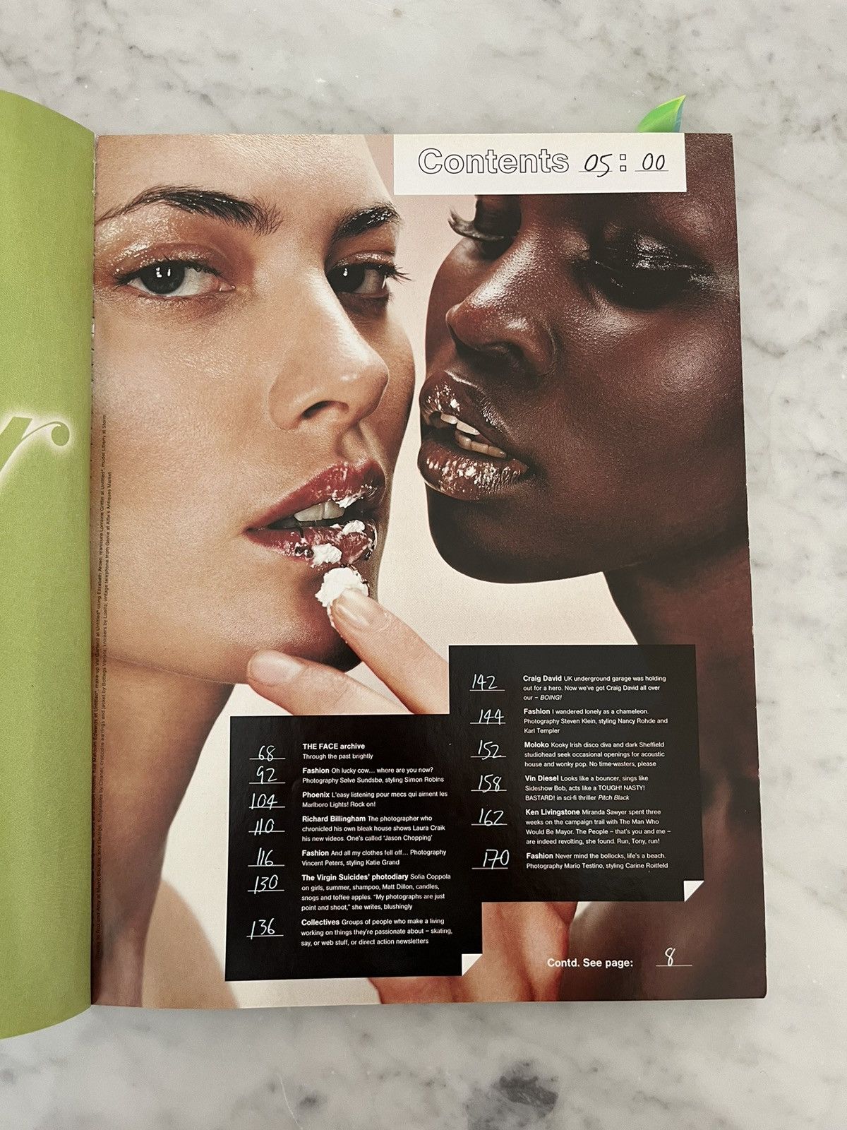 Vintage THE FACE MAGAZINE MAY 2000 / VOLUME 3 NUMBER 40 Size ONE SIZE - 3 Thumbnail