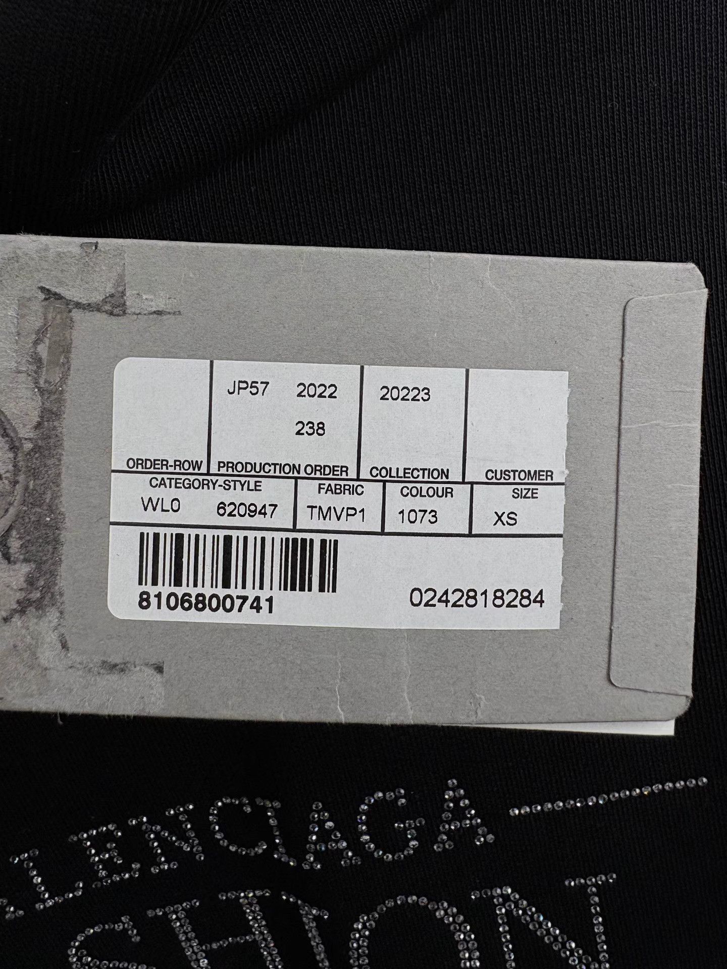 Balenciaga BALENCIAGA Crystal Embellished Hoodie Size US XS / EU 42 / 0 - 4 Thumbnail