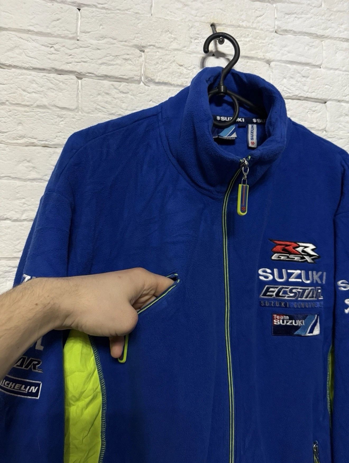 Other Vintage Suzuki Ecstar MotoGP Racing Fleece Jacket Sz M Size US M / EU 48-50 / 2 - 5 Thumbnail