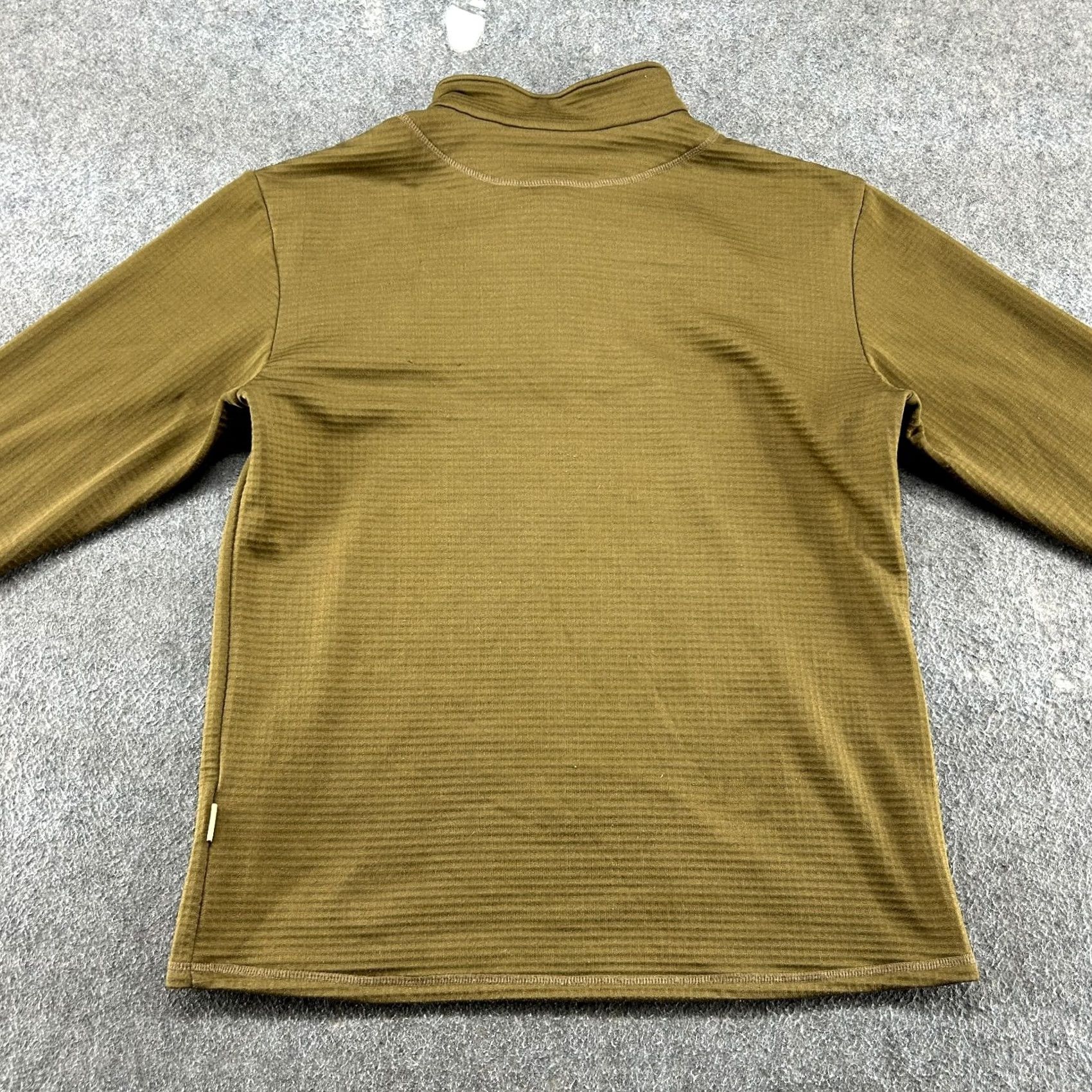 Delta M Tac Shirt Mens M Brown Pullover 1/4 Zip Fleece Waffle Pullover Delta Level 2 Sweater Mock Neck Zipper Regular Mens Size US M / EU 48-50 / 2 - 6 Thumbnail