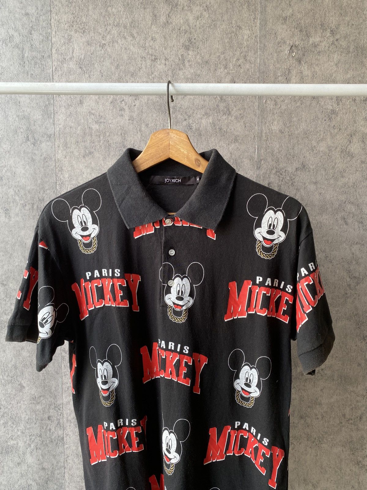 Japanese Brand × Joyrich Joyrich x Paris Mickey Fullprint Polo Shirt Size US S / EU 44-46 / 1 - 3 Thumbnail