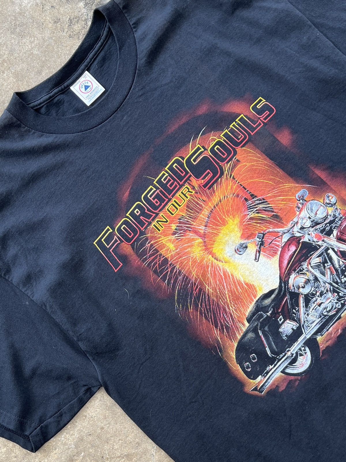 Harley Davidson Vintage 1999 Sturgis Black Hills Rally Forged Souls Tee XL Size US XL / EU 56 / 4 - 4 Thumbnail