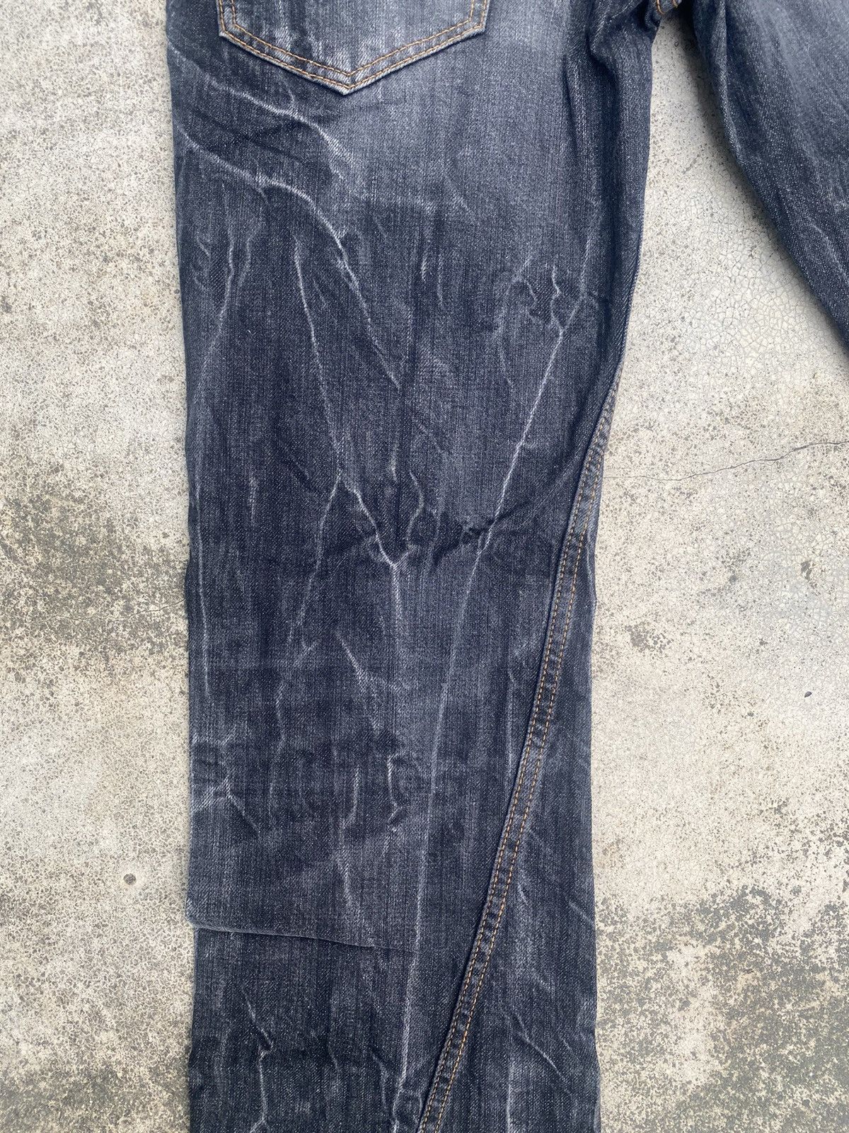 If Six Was Nine × Japanese Brand Flare Jeans Antful Distressed Clawmark Splash Size US 30 / EU 46 - 19 Thumbnail