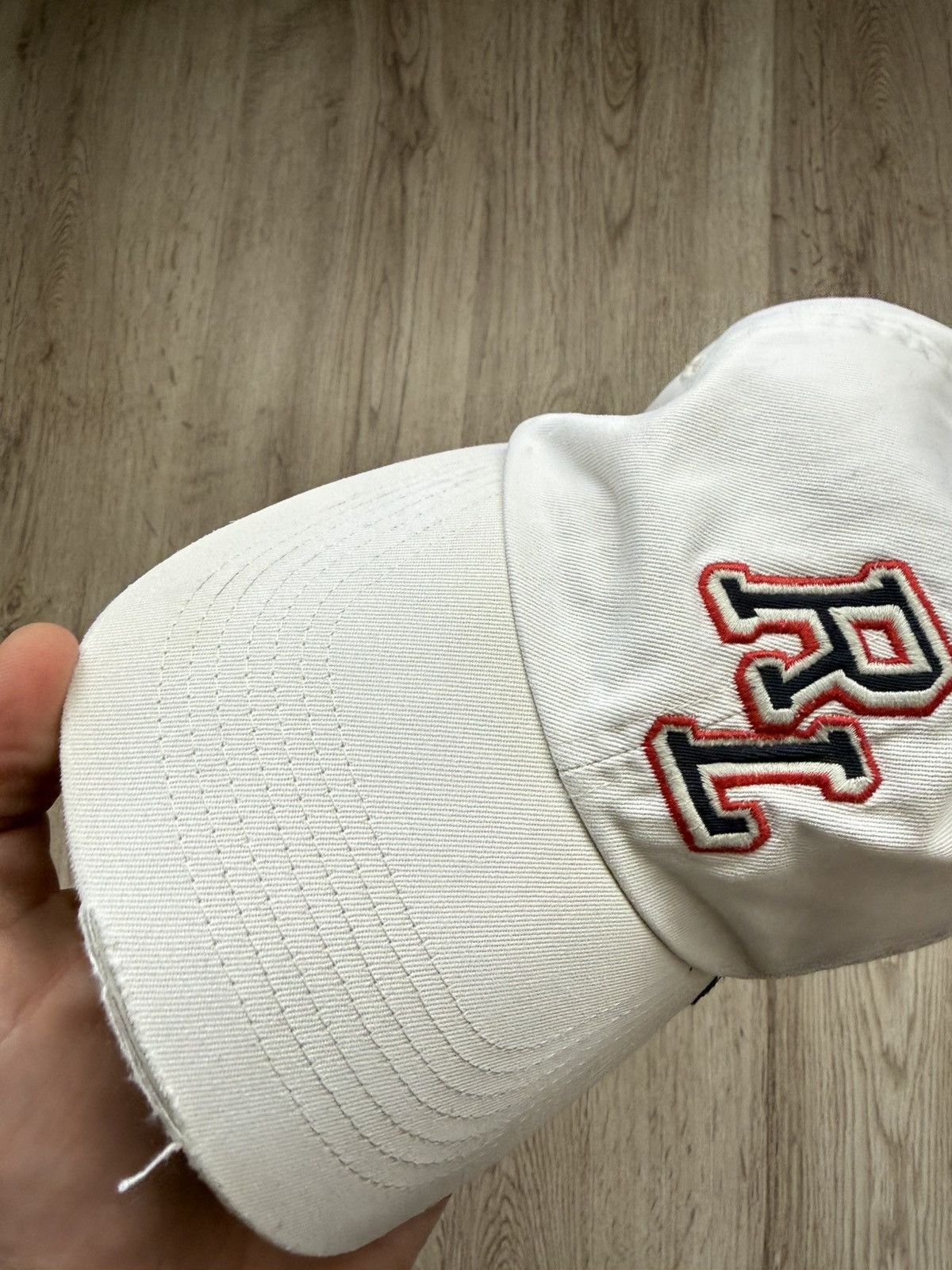 Polo Ralph Lauren Polo Jeans RL Logo Distressed Cap Vintage Ralph Lauren Hat Size ONE SIZE - 21 Thumbnail