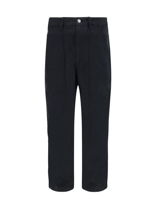 Isabel Marant ISABEL MARANT Men Straight Pants PA0178HAA3G44H 02FK BLACK Size US 40 / EU 56 - 1 Thumbnail