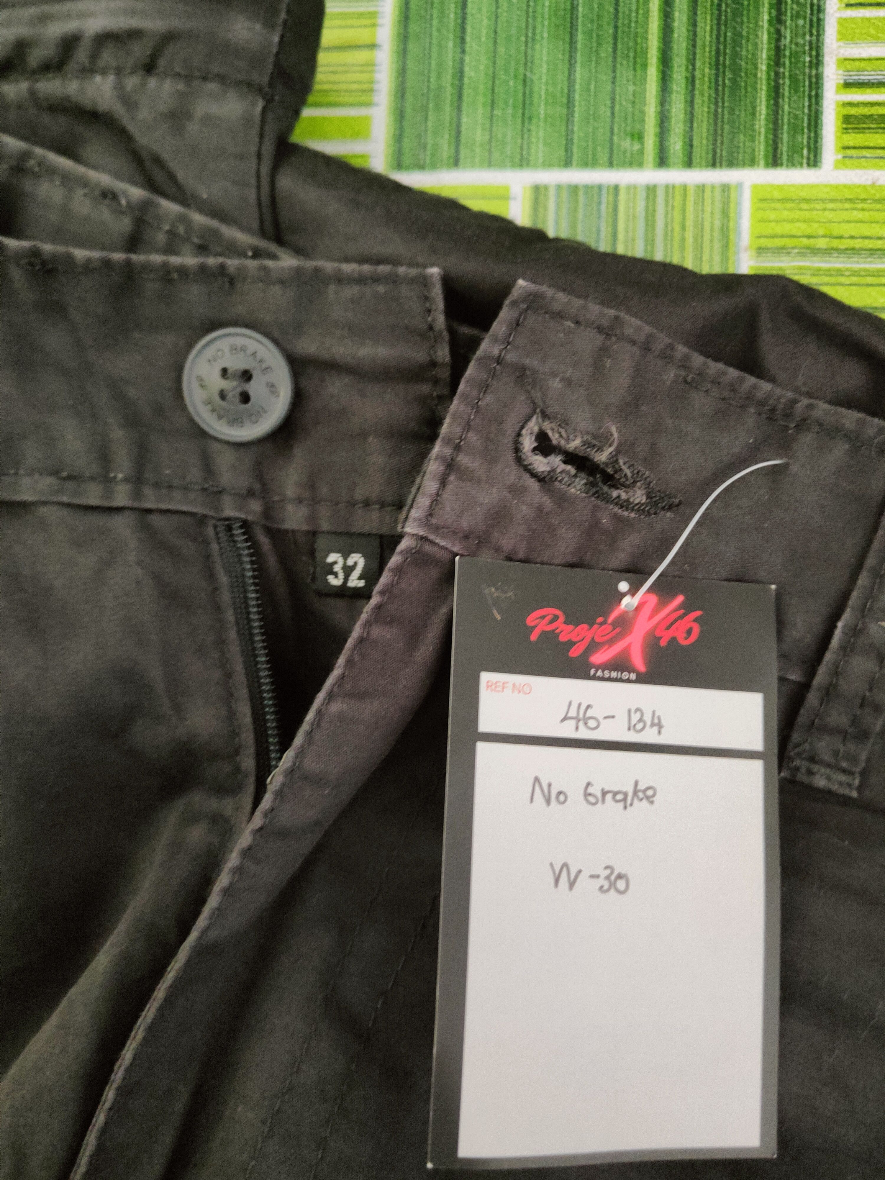 Japanese Brand DL No Brake Black Multipocket Cargo Pants #46-134 Size US 30 / EU 46 - 14 Thumbnail