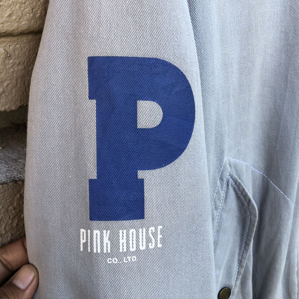 Vintage Vintage Pink House Sun Faded Bomber Jacket Size US M / EU 48-50 / 2 - 5 Thumbnail