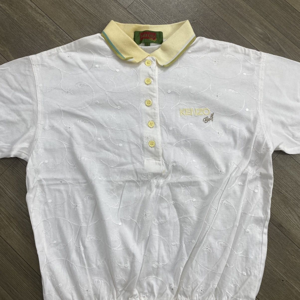 Kenzo Vintage Kenzo Golf Polo Shirt Designer Luxury Size S / US 4 / IT 40 - 2 Thumbnail