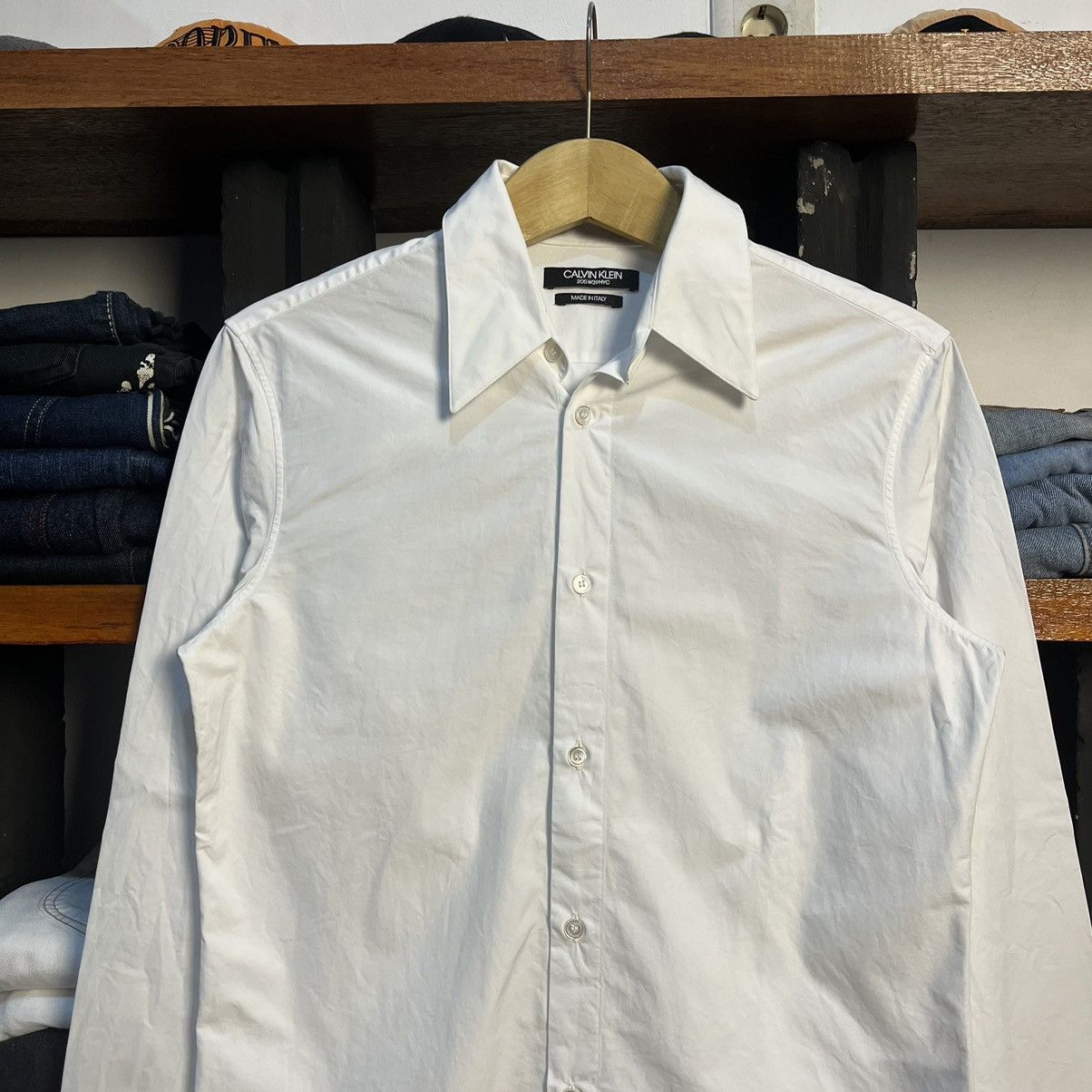 Raf Simons CALVIN KLEIN 205W39NYC Embroidered History Shirt Size US M / EU 48-50 / 2 - 8 Thumbnail