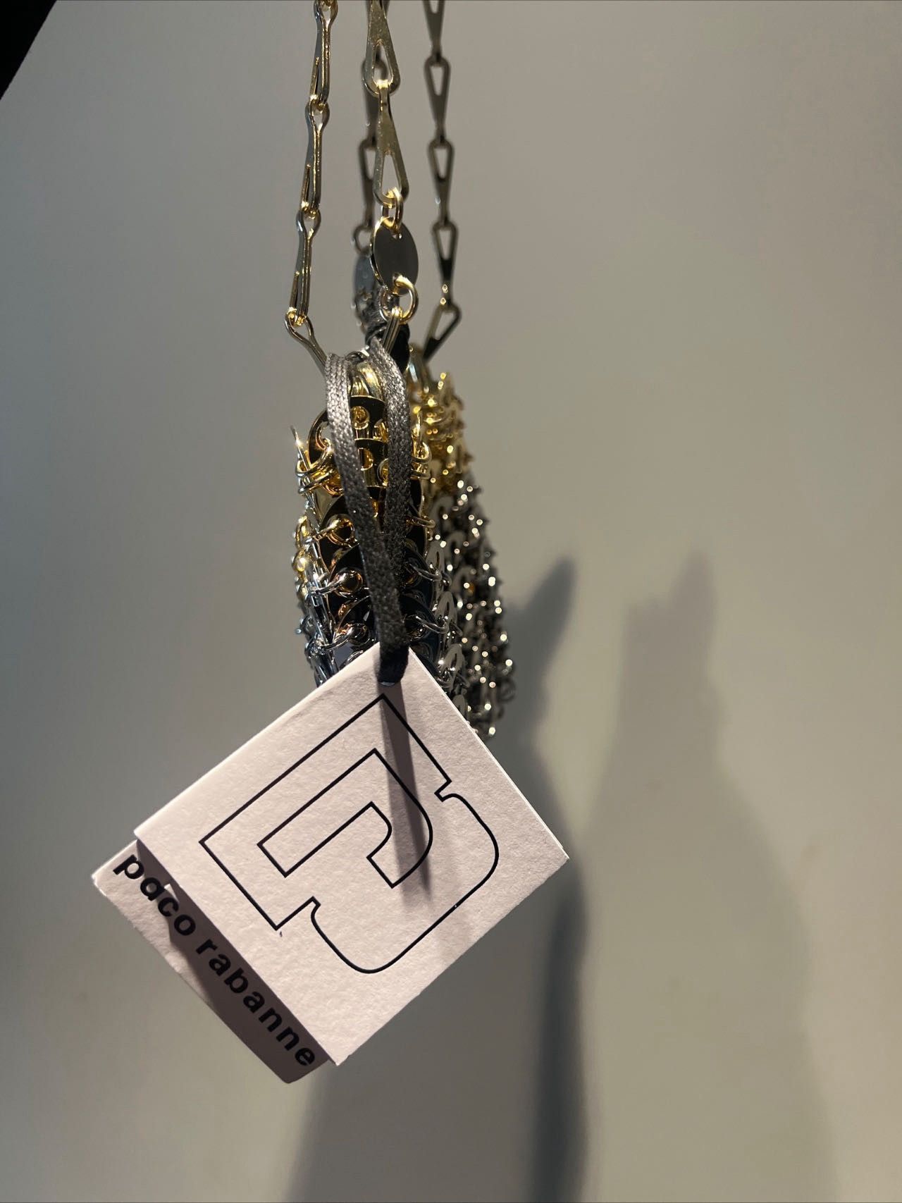 Paco Rabanne Paco Rabanne Iconic Silver Nano bag Size ONE SIZE - 4 Thumbnail
