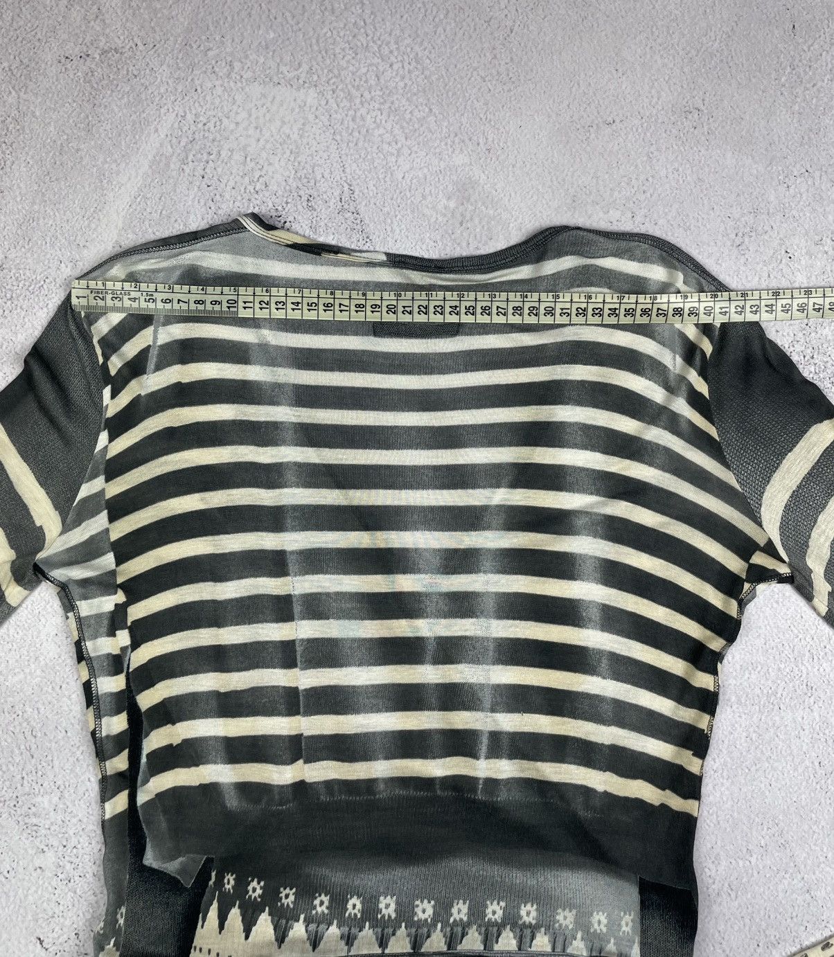 Jean Paul Gaultier JPG Soleil Long-Sleeve VNeck Shirt Jean Paul Gaultier Unique Size M / US 6-8 / IT 42-44 - 15 Thumbnail