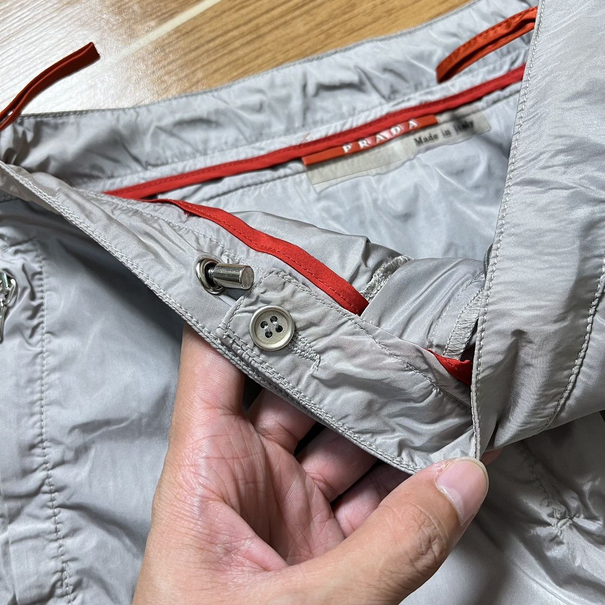 Prada Prada Luna Rossa Bell Button Pants Size 26" / US 2 / IT 38 - 6 Thumbnail