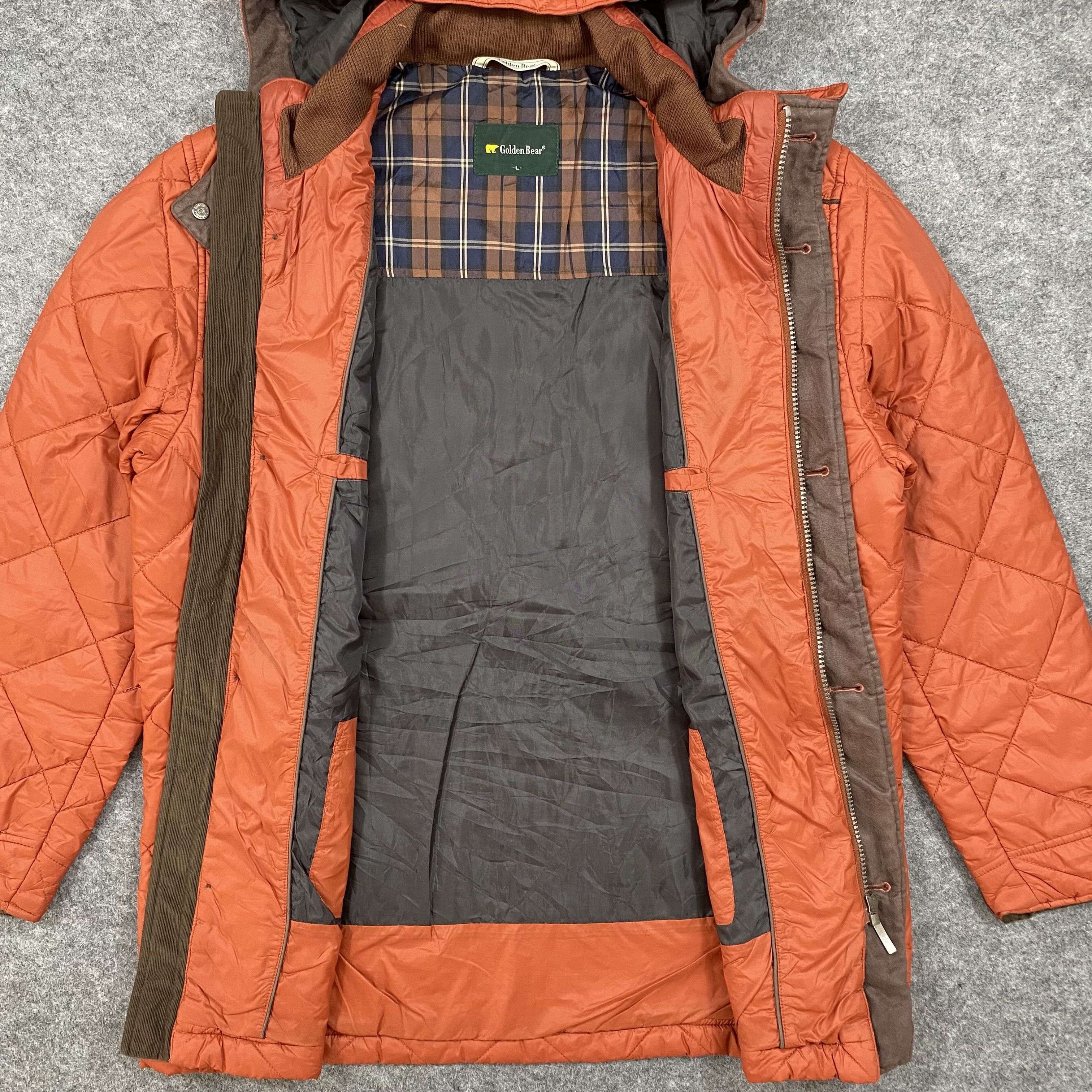 Golden Bear VTG Golden Bear Quilted Hooded Jacket-J569 Size US L / EU 52-54 / 3 - 3 Thumbnail