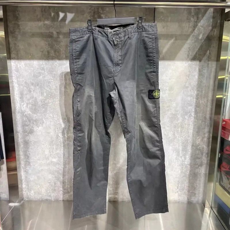 Stone Island Black Casual Pants for Men 0089