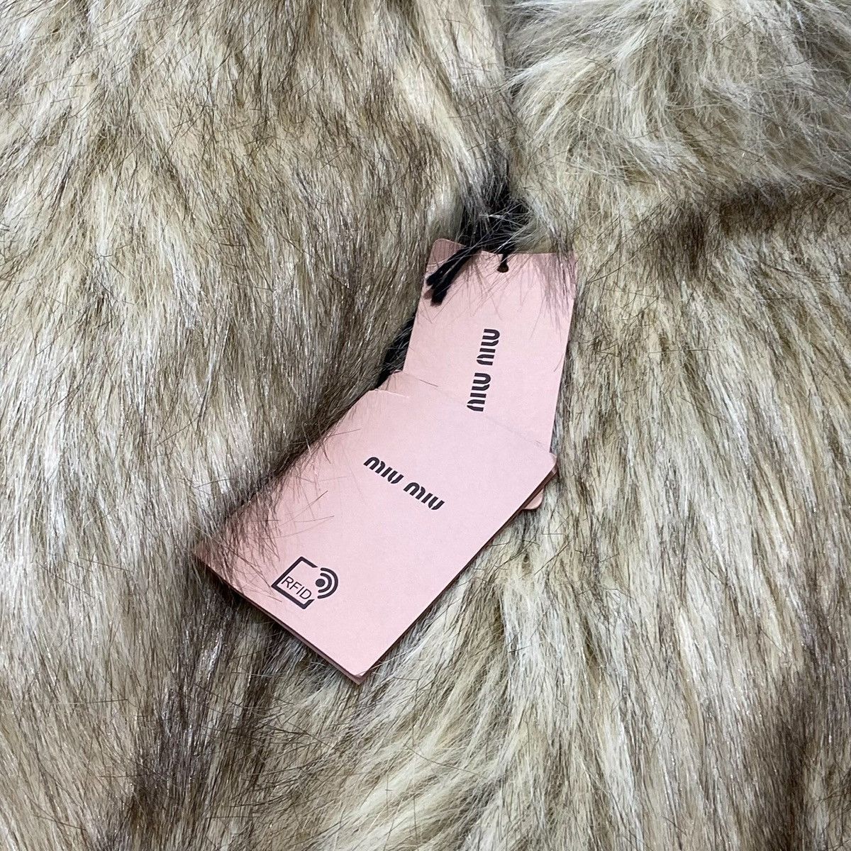 Miu Miu Miu Miu Beige Fur Oversized Aspen Jacket Size XS / US 0-2 / IT 36-38 - 3 Thumbnail