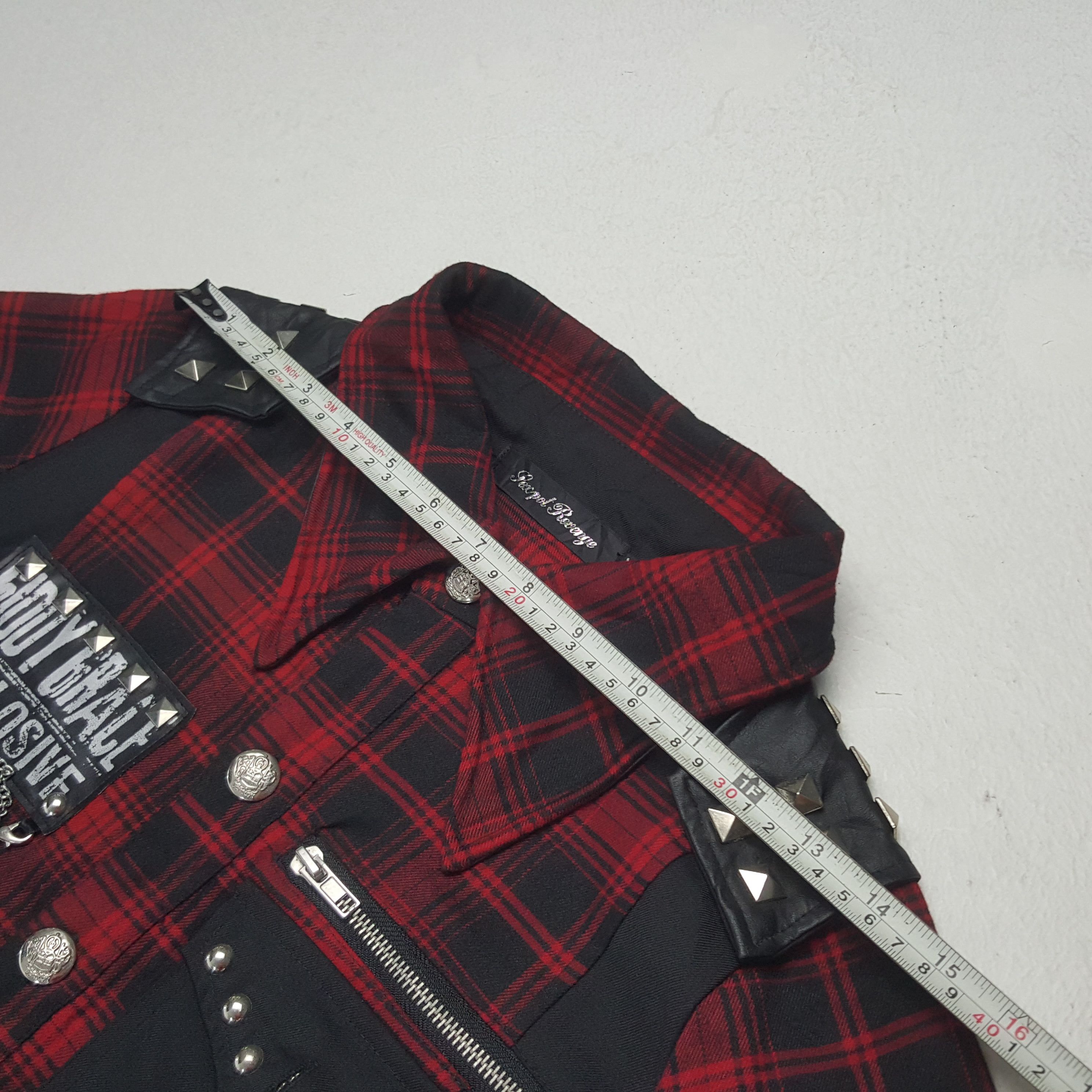 If Six Was Nine × Japanese Brand × Vintage Vintage Sexpot Revenge Punk Style Button Up Jacket C287N26 Size US XS / EU 42 / 0 - 5 Thumbnail