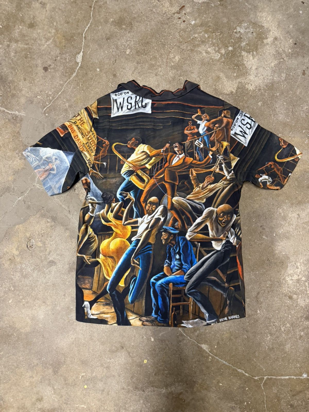 Supreme Supreme Ernie Barnes Button Up Shirt Black Multicolor Size US M / EU 48-50 / 2 - 2 Thumbnail