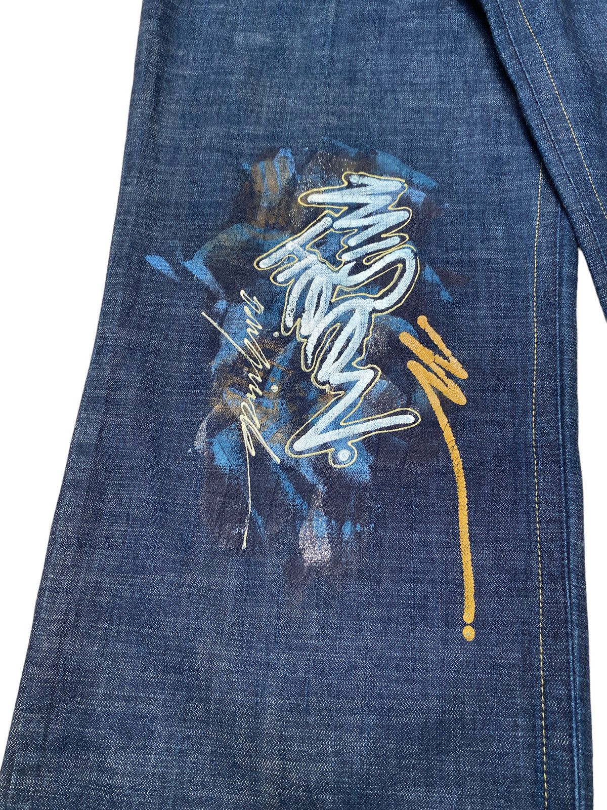 Designer × Japanese Brand × Vintage Vintage Japanese Brand Mizkeen Baggy Jeans 2000s Size US 44 / EU 60 - 5 Thumbnail
