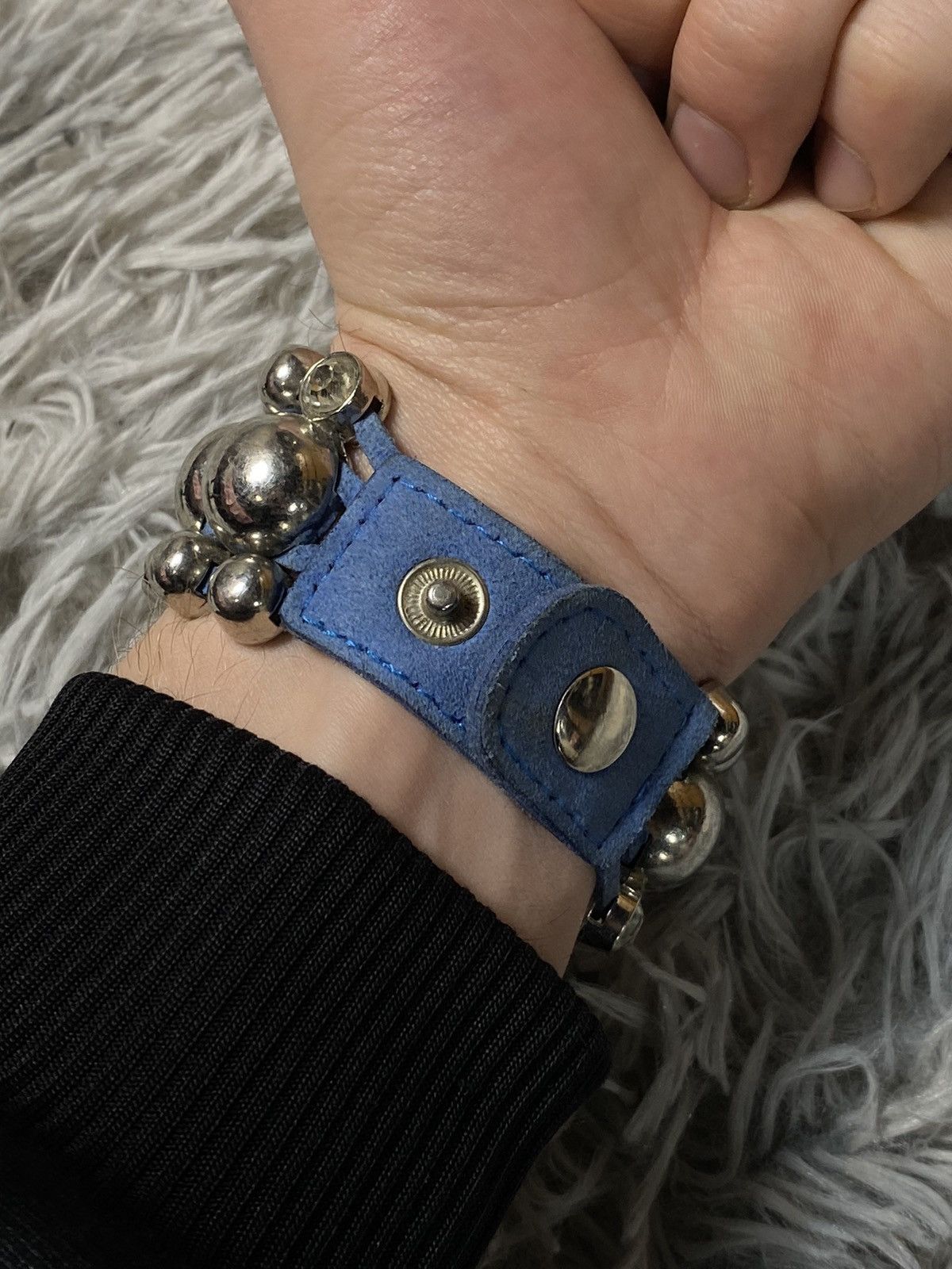 Jewelry Blue Leather Beaded Bracelet Watch – Boho Chic Style Size ONE SIZE - 10 Thumbnail