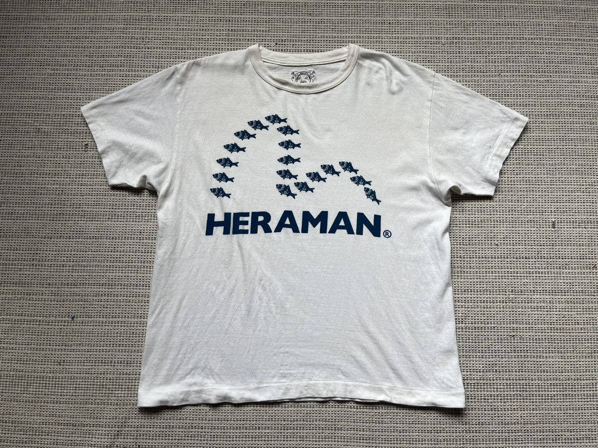 Evisu Vintage Rare EVISU HERAMAN boxy tshirt Size US S / EU 44-46 / 1 - 1 Thumbnail