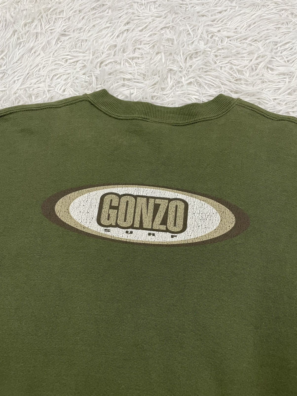 Japanese Brand Original Gonzo Surf Sweatshirt Made in Japan Size US M / EU 48-50 / 2 - 4 Thumbnail