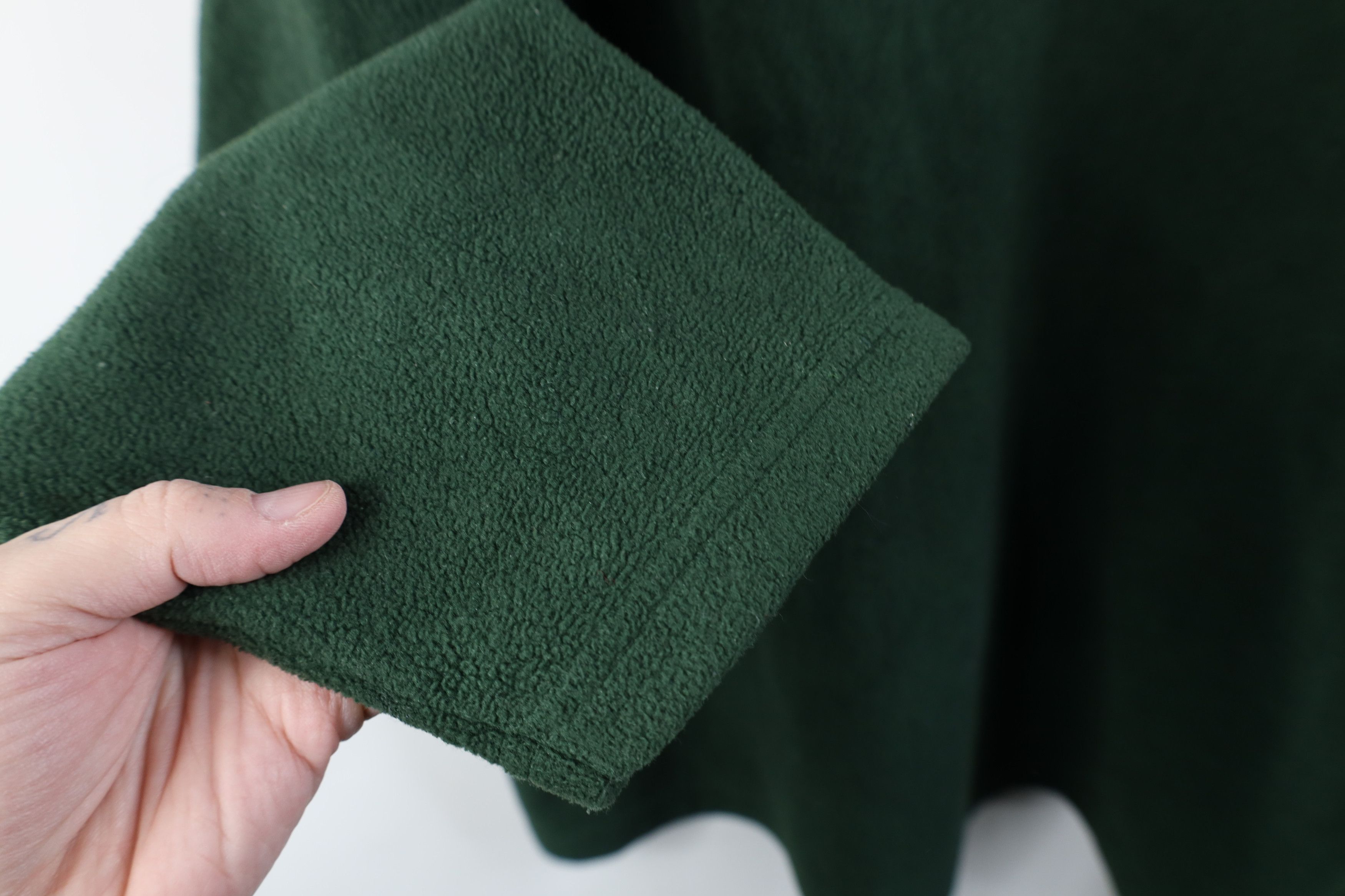 Gap Vintage 90s Y2K Gap Half Zip Fleece Pullover Sweater Green Size US XL / EU 56 / 4 - 10 Thumbnail