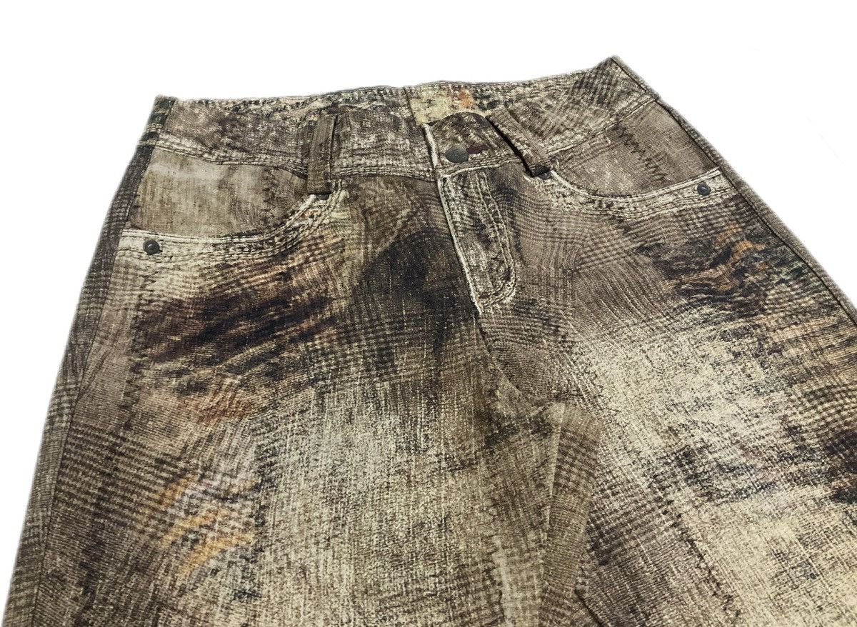 Tornado Mart 🔥Sick Y2K Japanese Brand Rusty Acid Flared Pants Size US 28 / EU 44 - 3 Thumbnail